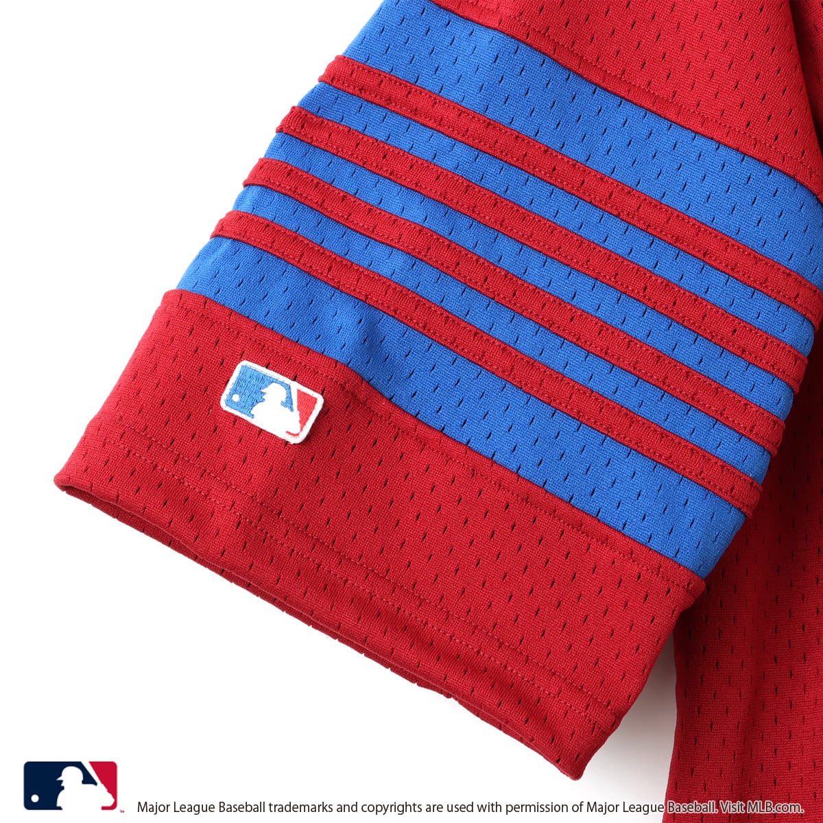 atmos pink MLB Mesh T-shirt REDの画像
