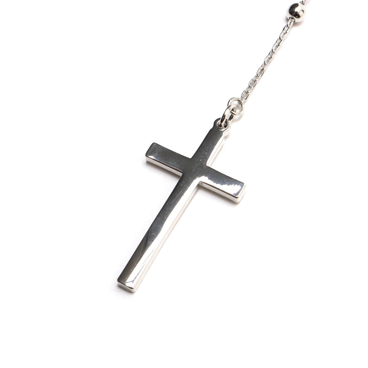 atmos pink Cross Rosario Necklace SILVERの画像