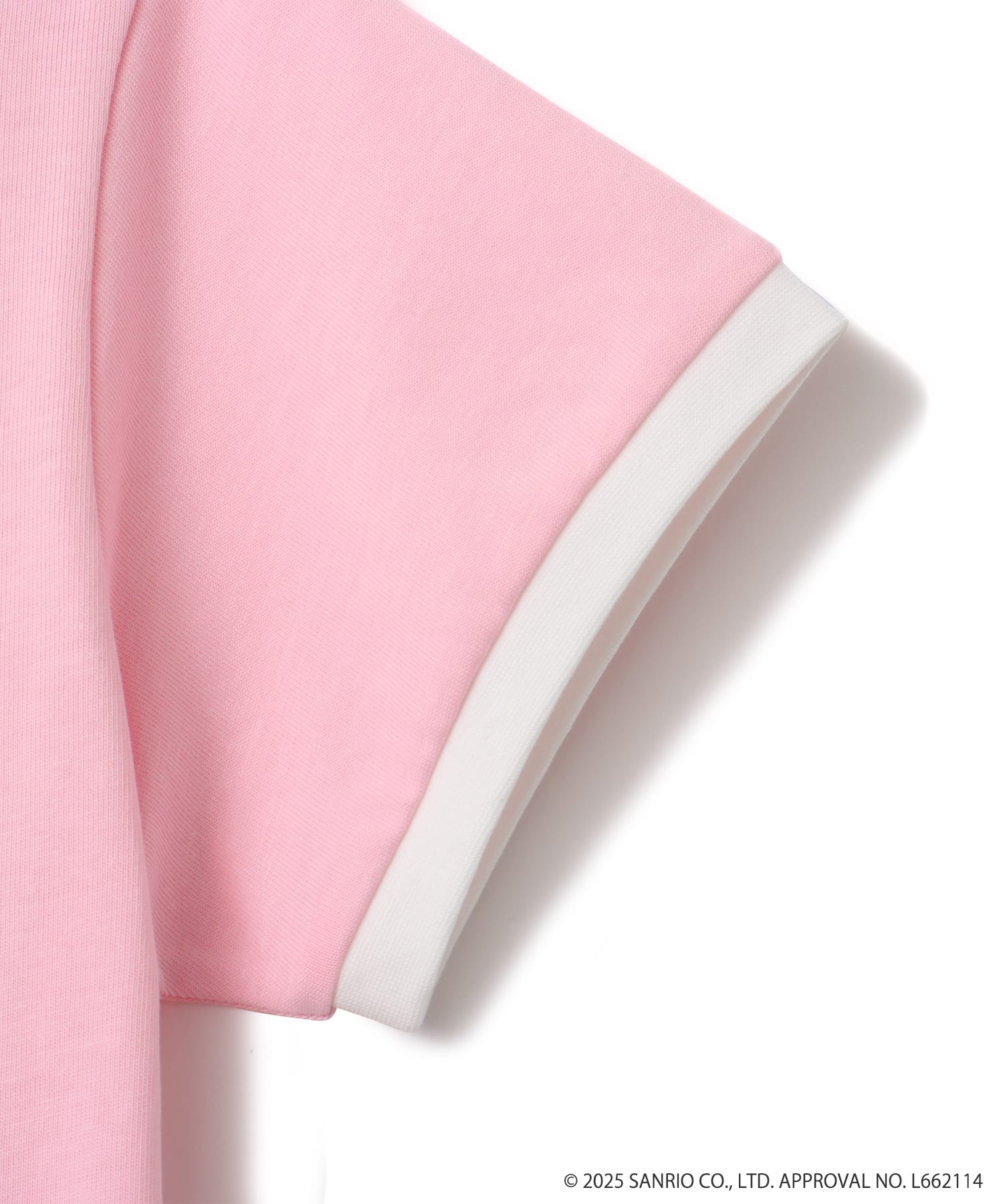 atmos pink x MY MELODY & KUROMI Ringer Neck T-shirt PINKの画像