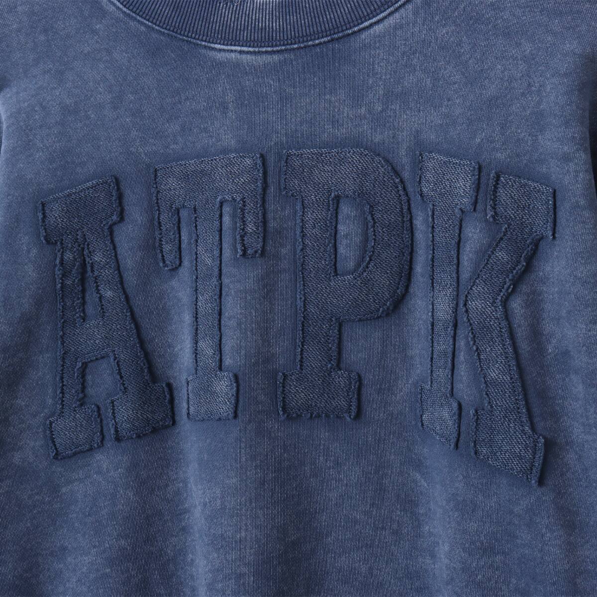 atmos pink Vintage Sweatshirt BLUEの画像