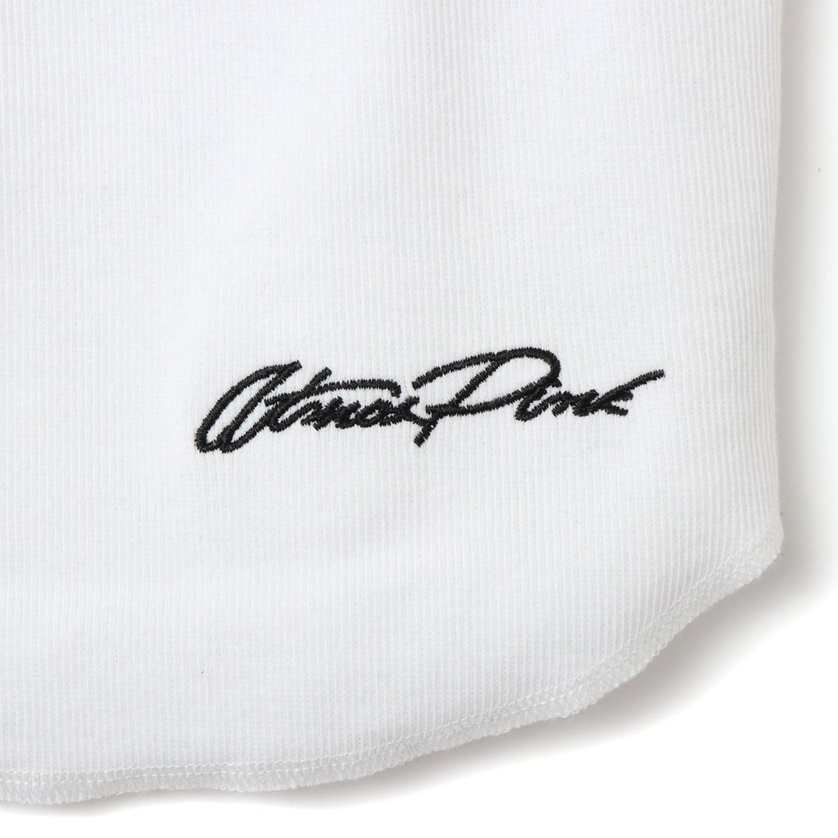atmos pink Logo Embroidery Tank Top WHITEの画像