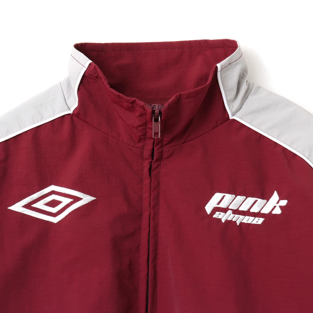UMBRO × atmos pink Track Jacket BURGUNDY