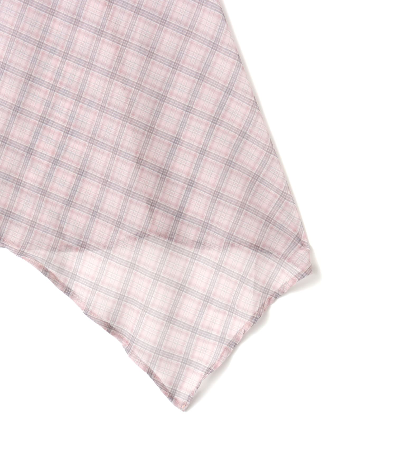 atmos pink Check Ciffon Wrap Skirt PINKの画像