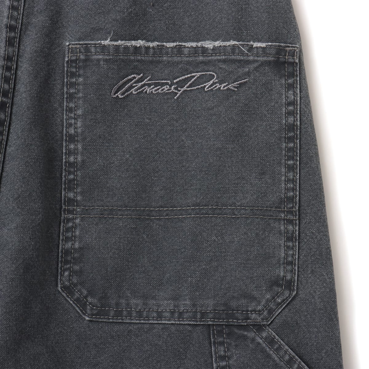 atmos pink Vintage Finish Half Pants GRAYの画像