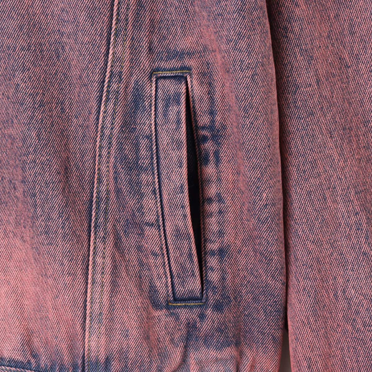 atmos pink Denim Hoodie PINKの画像