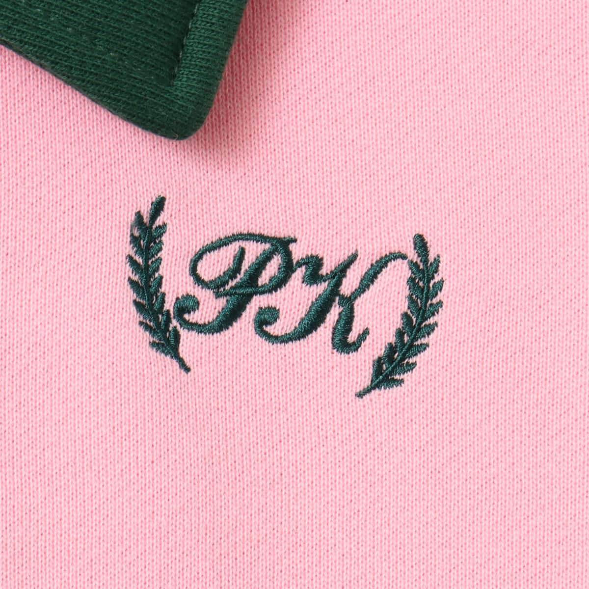 atmos pink Line Polo Sweatshirt PINKの画像