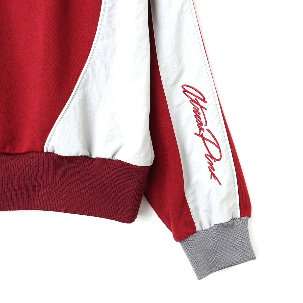 UMBRO × atmos pink Sweat Top BURGUNDYの画像