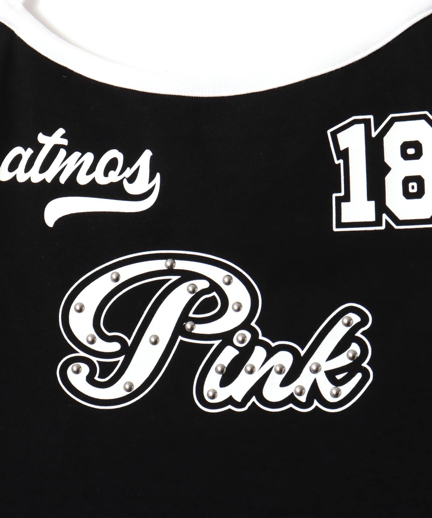 atmos pink Halter Neck Camisole BLACKの画像