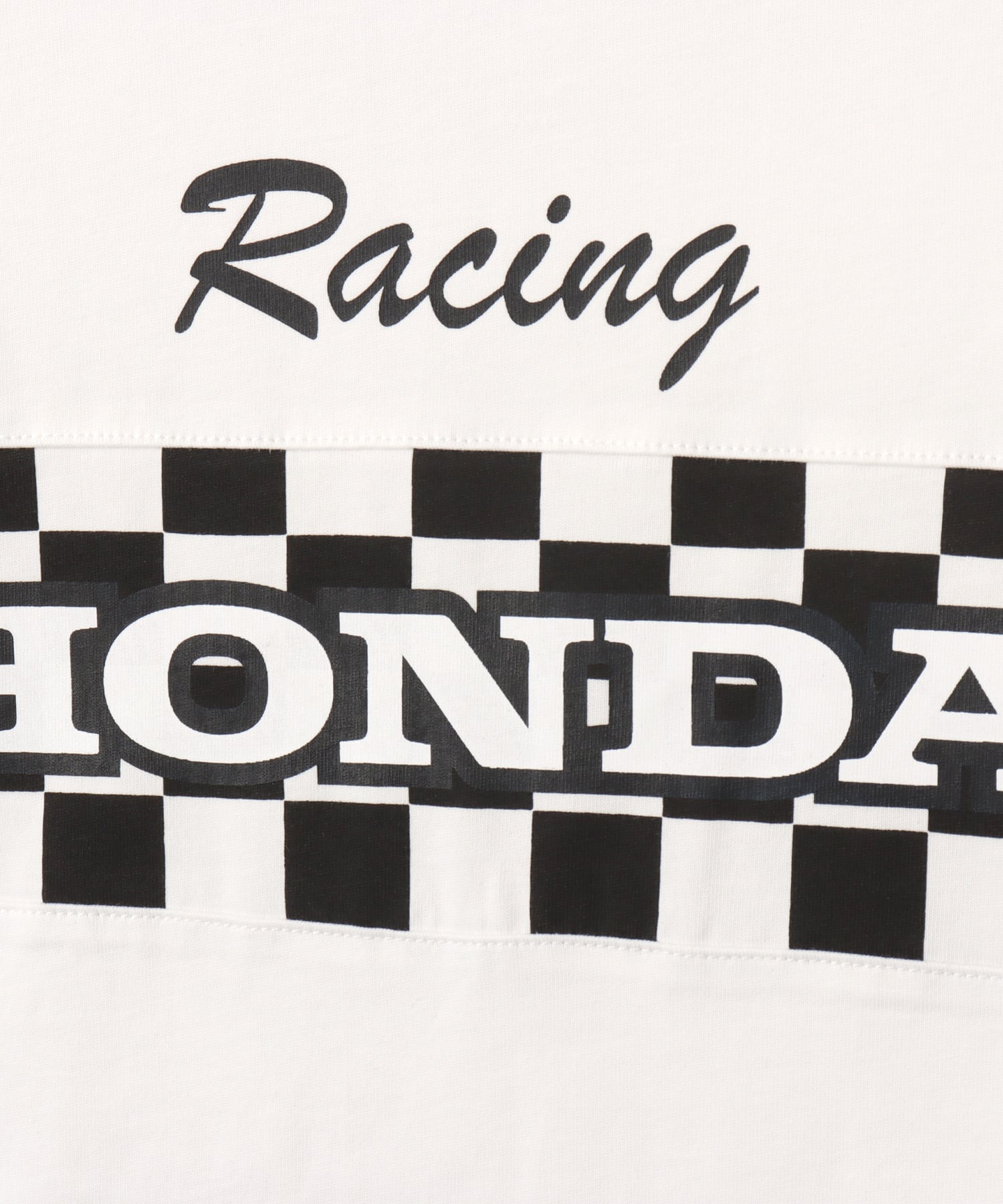 HONDA x atmos pink Racing Over T-shirt WHITEの画像