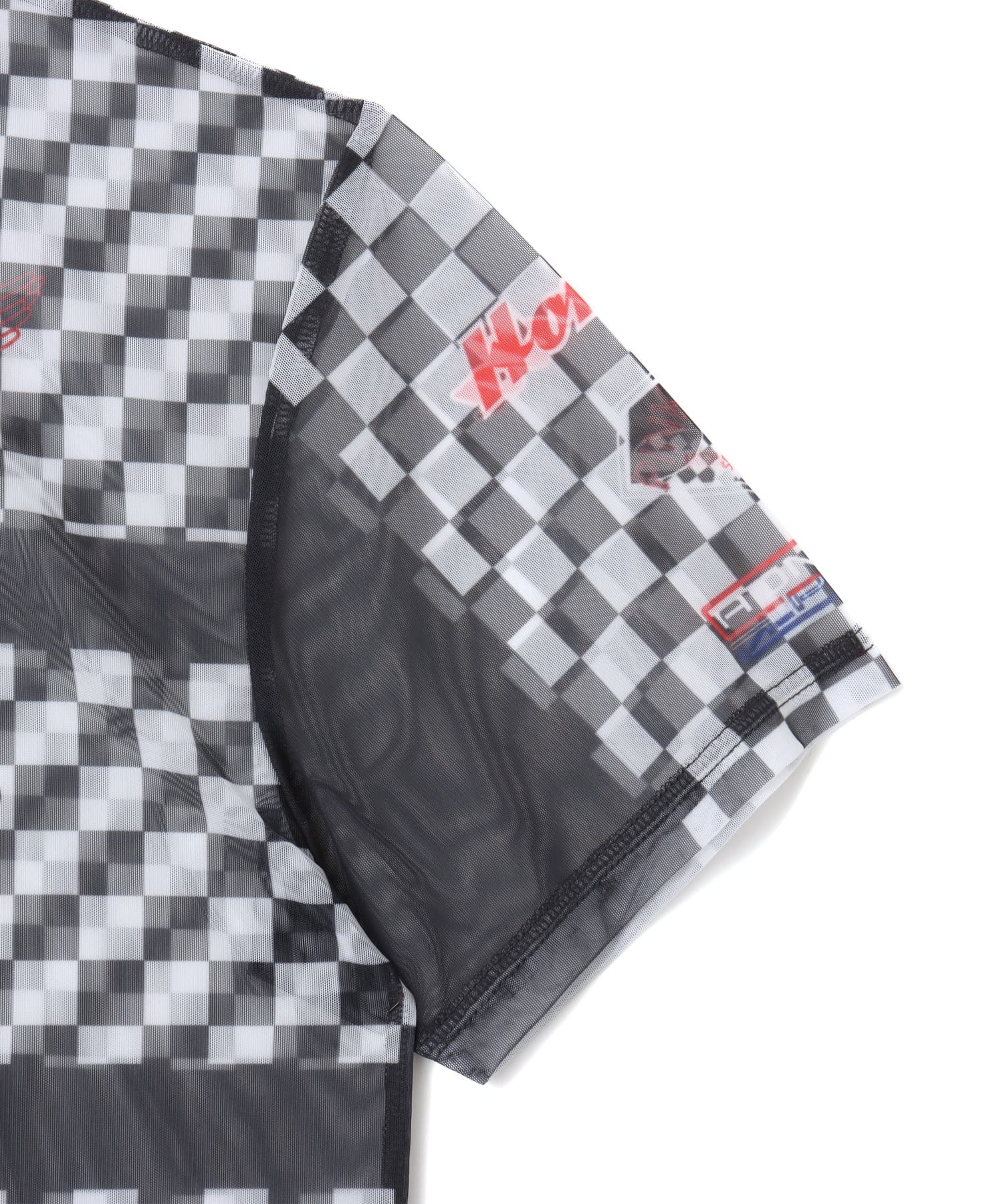 HONDA x atmos pink Racing See-through T-shirt CHECKの画像