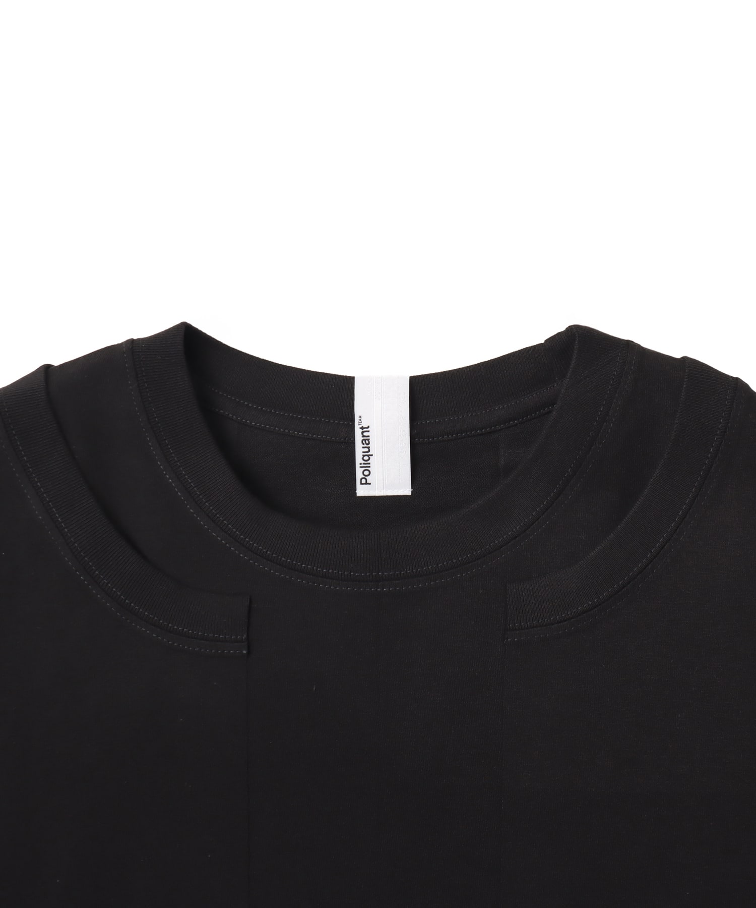 Poliquant THE ASSEMBLE EDITING S/S TEE BLACKの画像