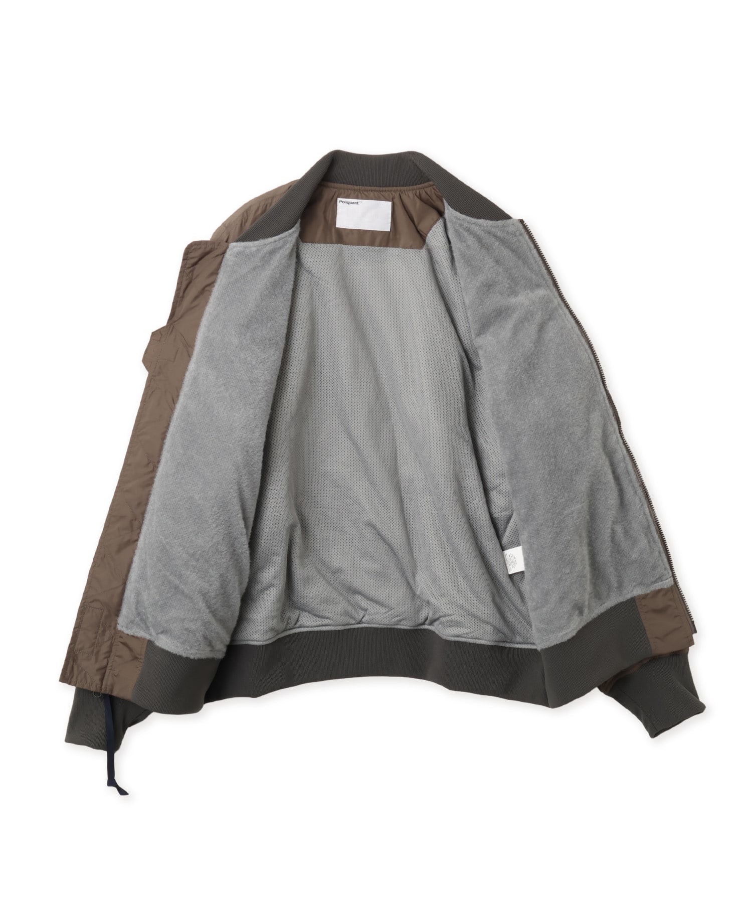 Poliquant THE BREATHABLE INSULATED BOMBER JACKET OLIVEの画像