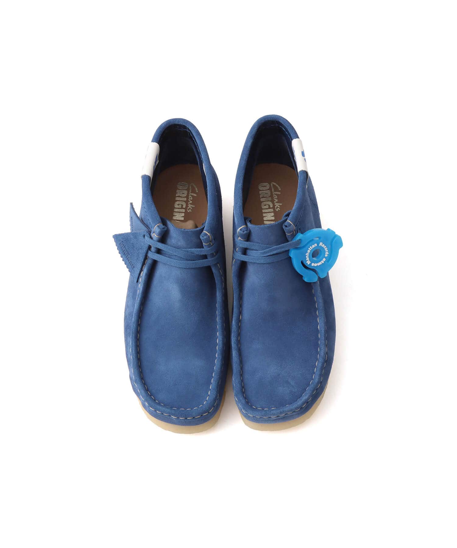 CLARKS Wallabee BT Manhattan Records atmos Blue Suedeの画像