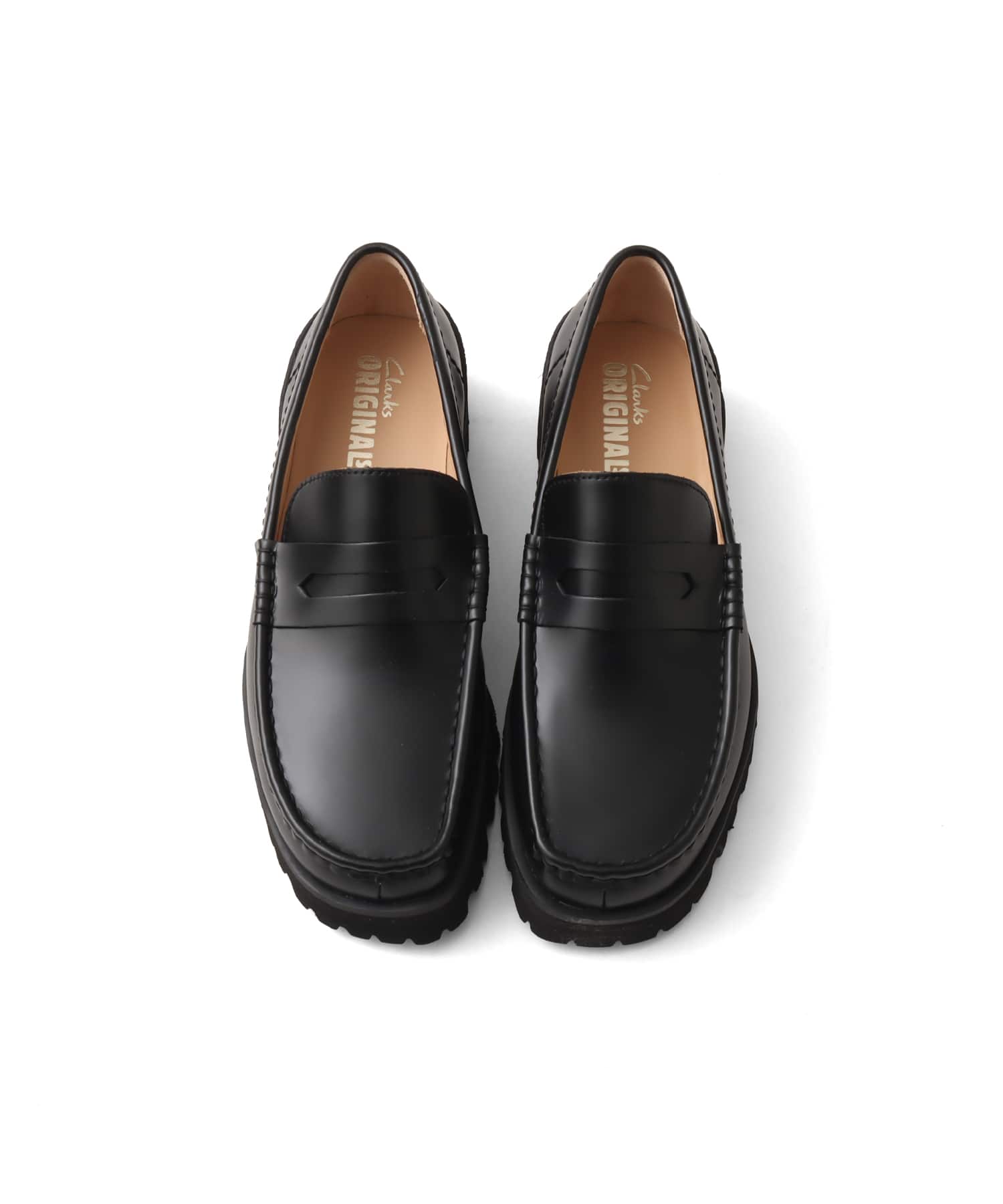 Clarks Yukoner Penny Black Leatherの画像