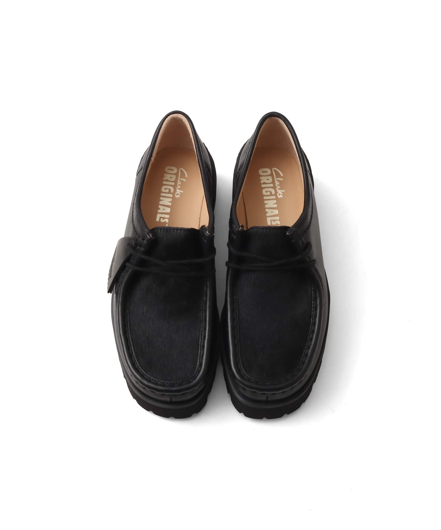 Clarks Walla Yukoner. Black Combiの画像