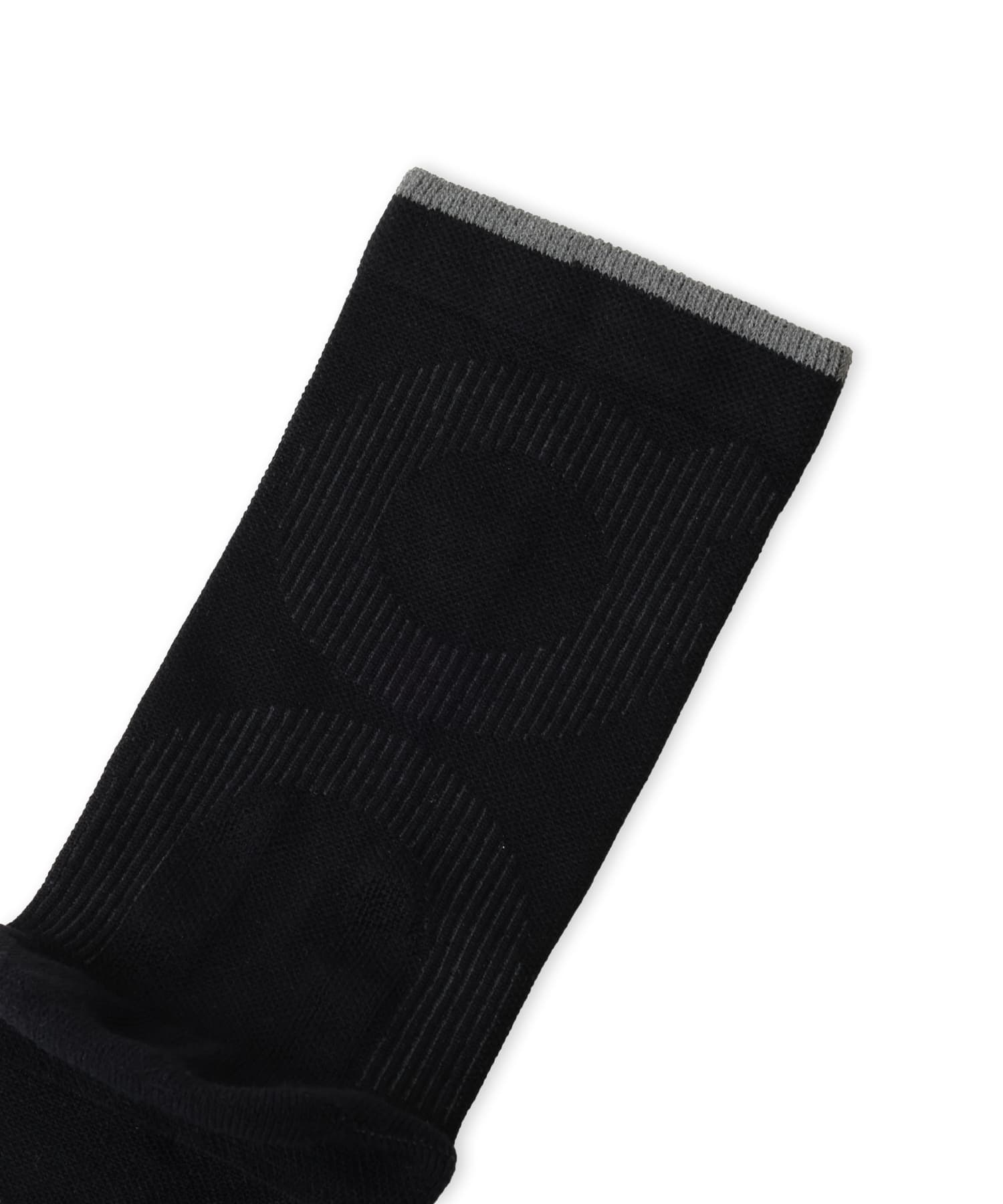 On Elite Run Sock High Blackの画像