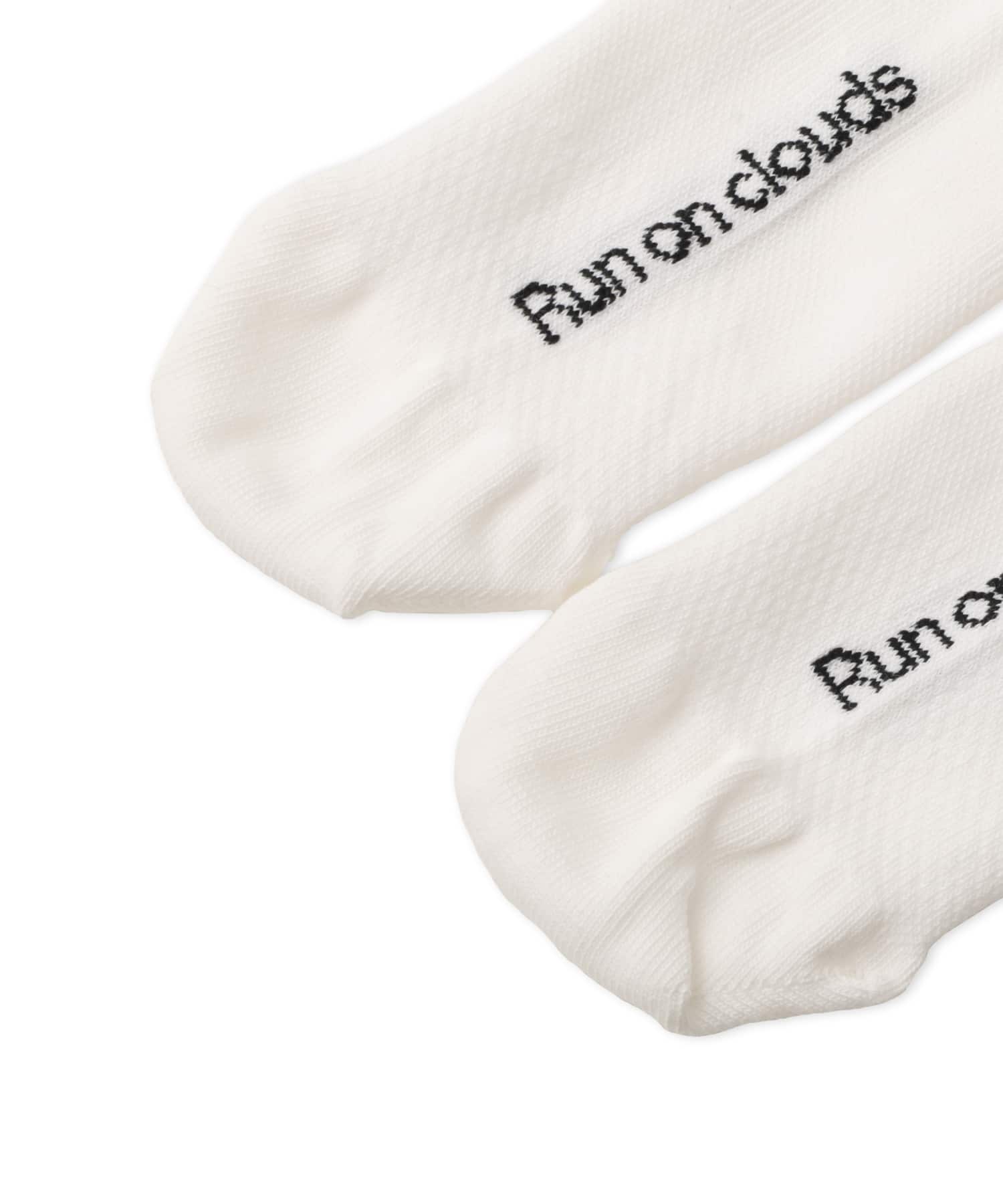 On Logo Sock High 3P WHITEの画像