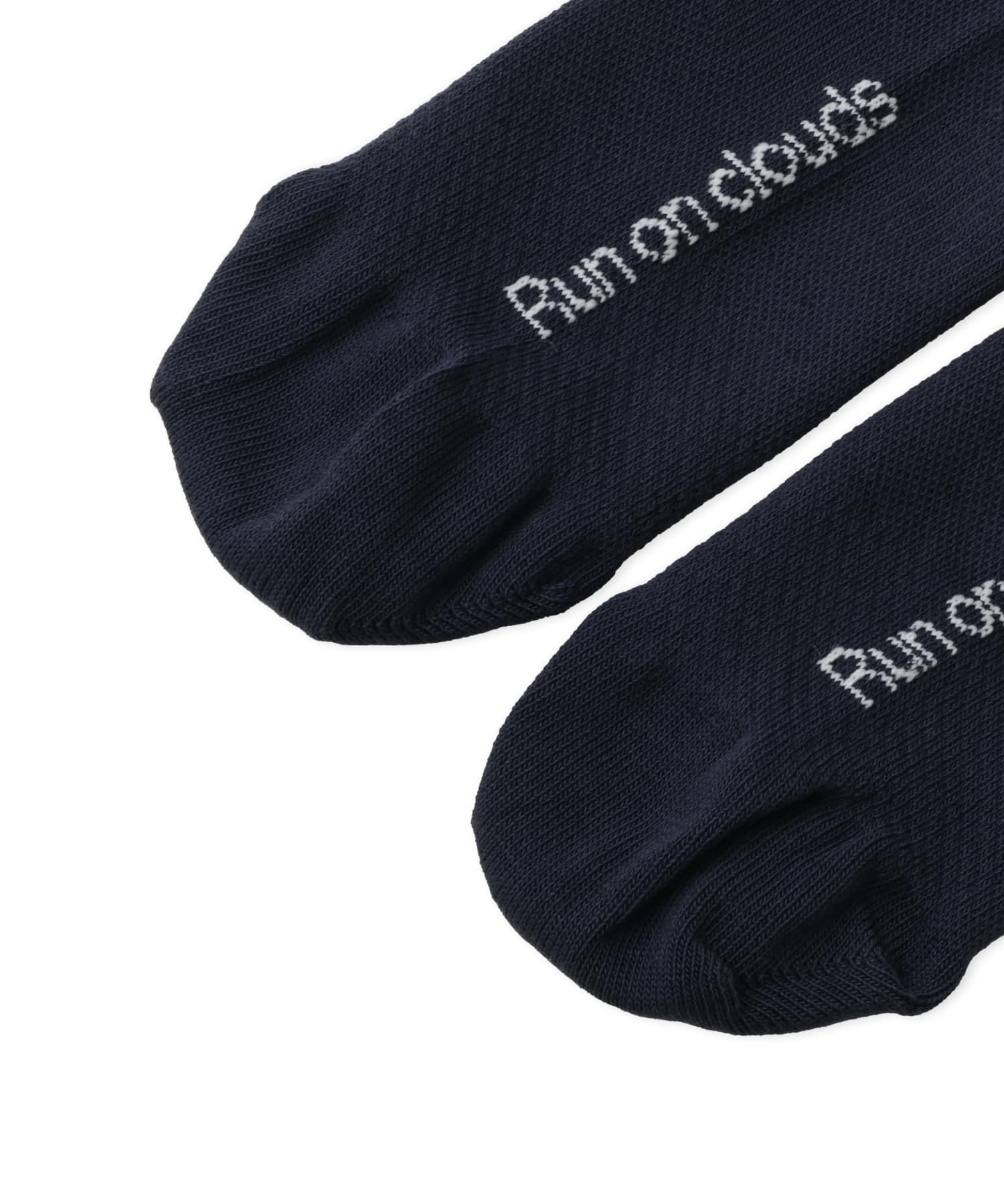 On Logo Sock High 3P NAVYの画像