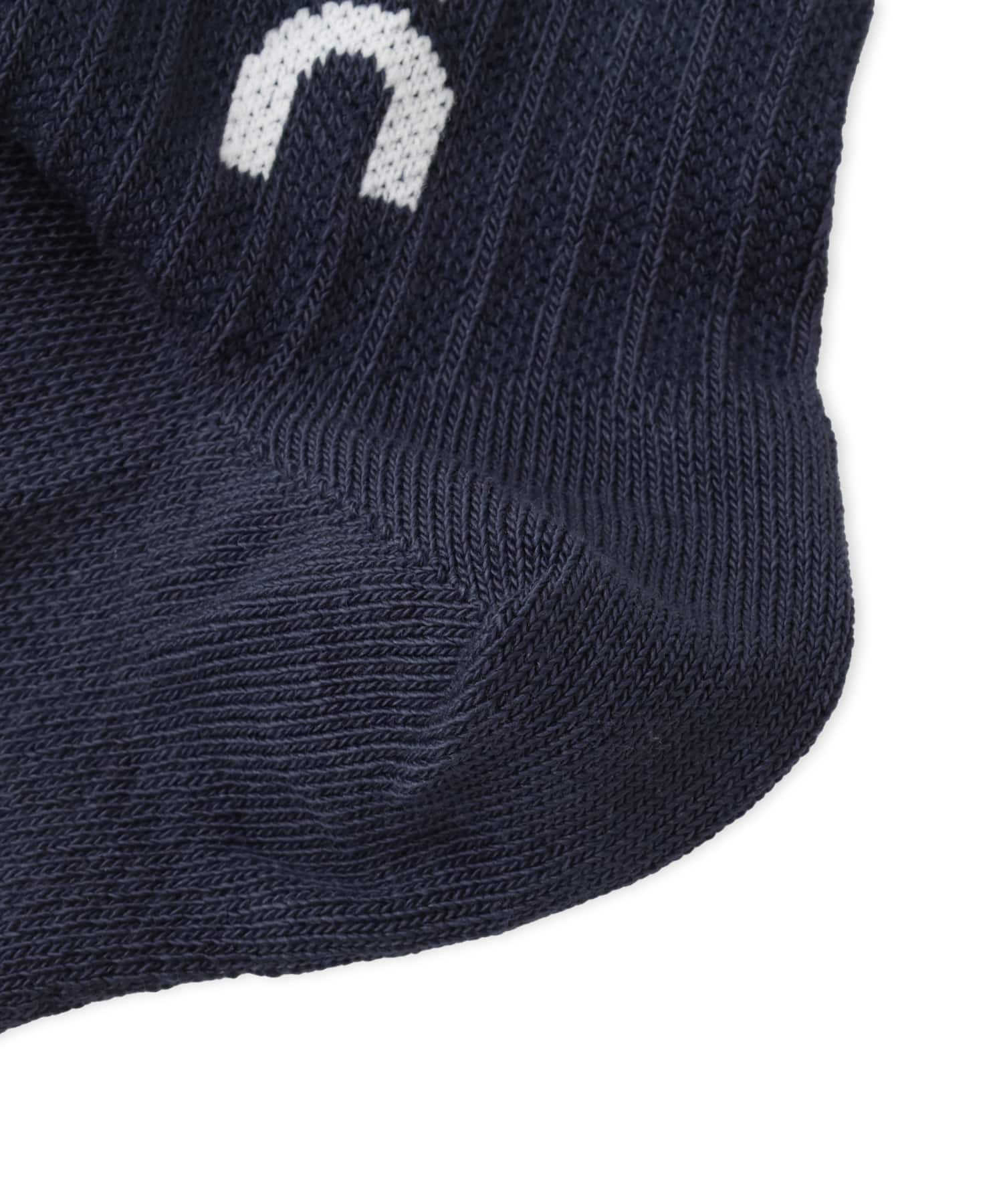 On LOGO SOCK MID 3P 1 U NAVYの画像