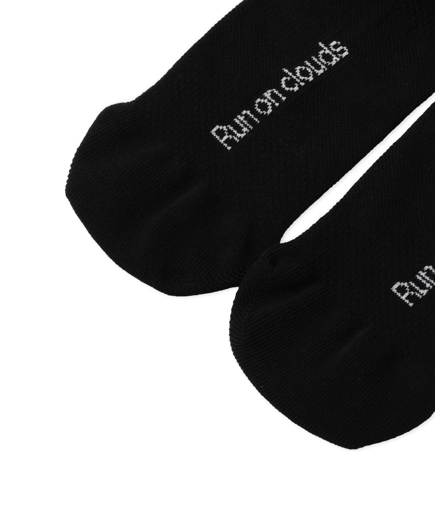 On Logo Sock Mid 3P BLACKの画像