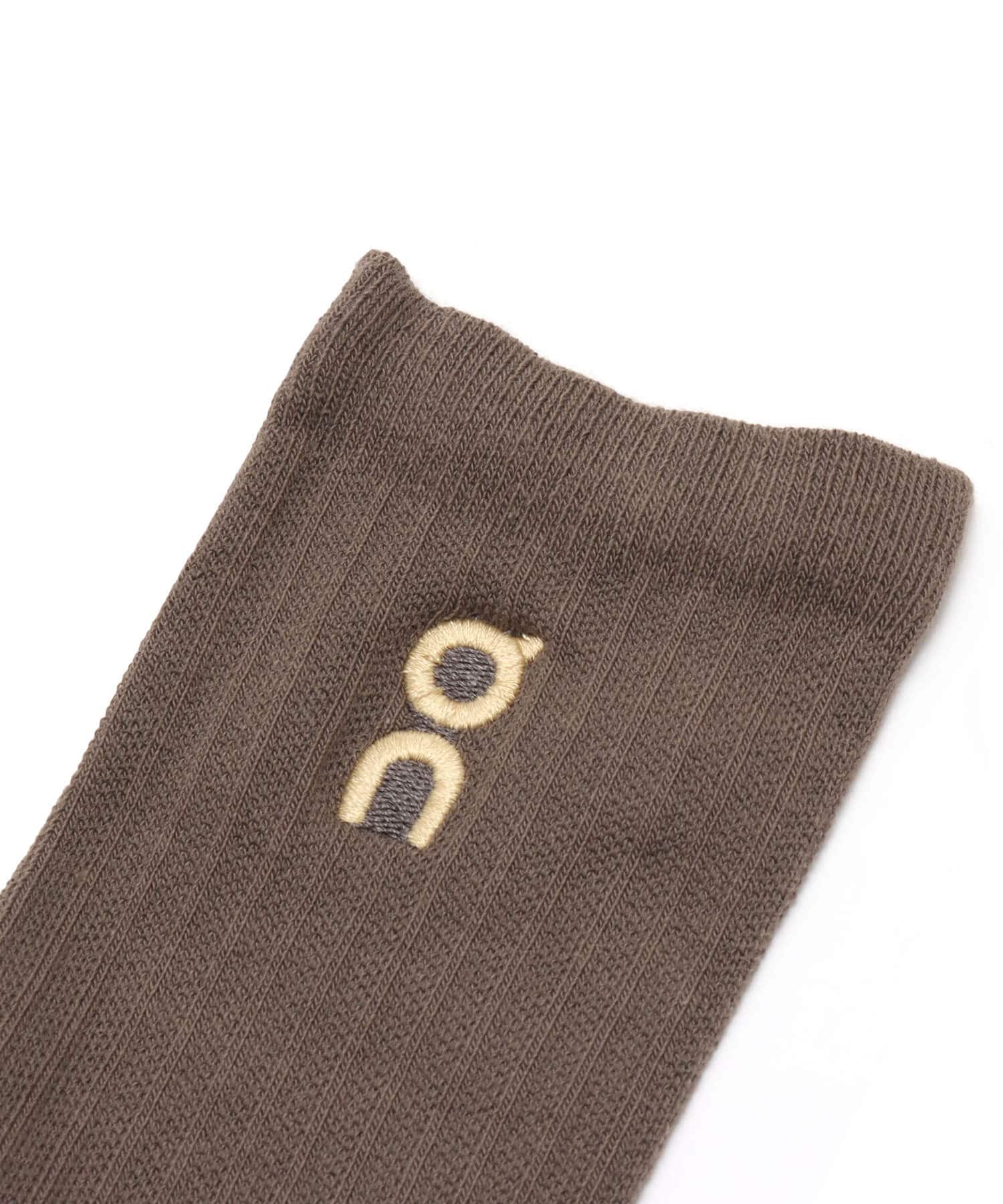 On Embroidered Logo Sock 3P 1 U Year of the Horse Grizzly | Ivoryの画像