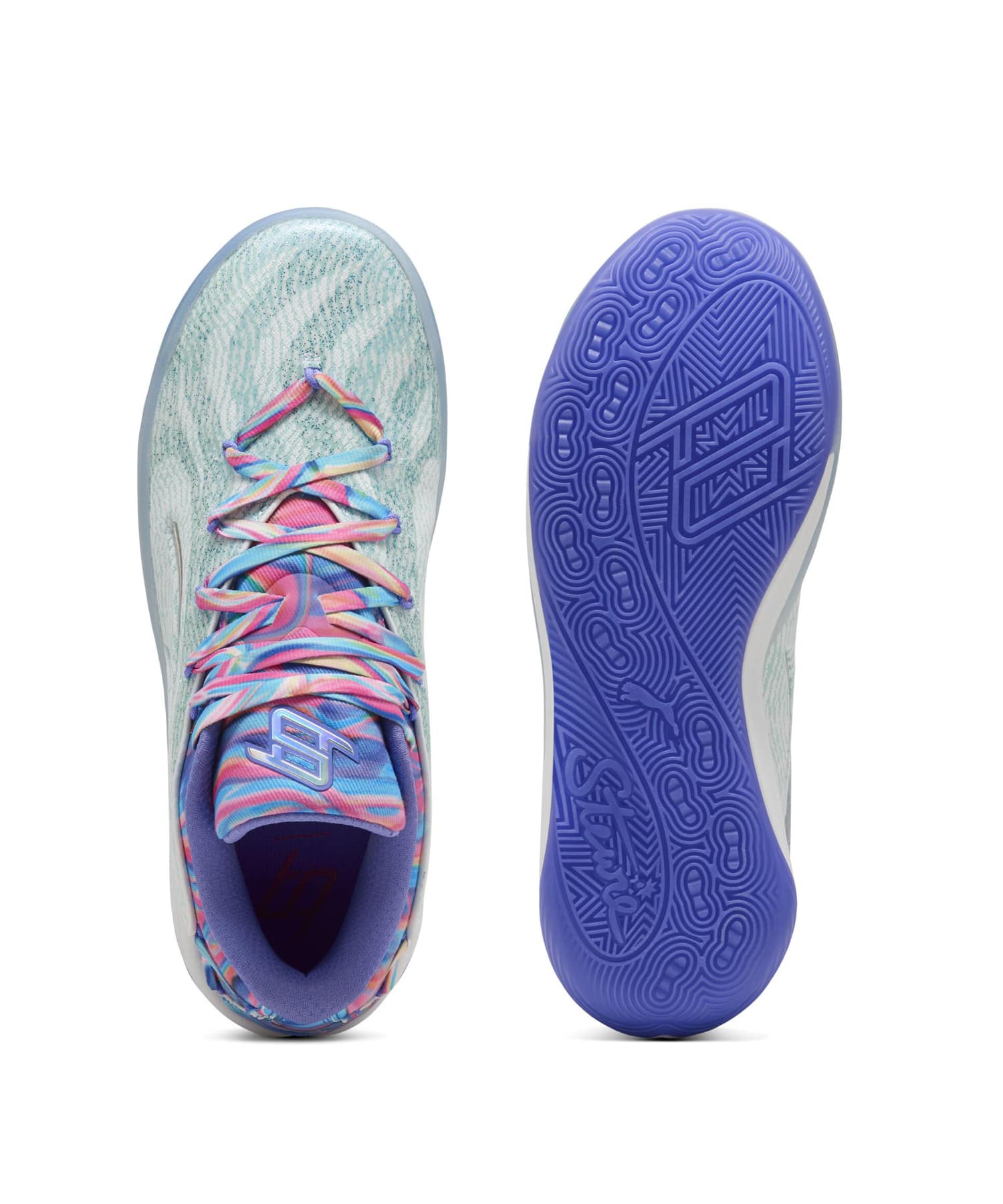 PUMA STEWIE 4 PRISM PUMA WHITE-LIGHT AQUAの画像