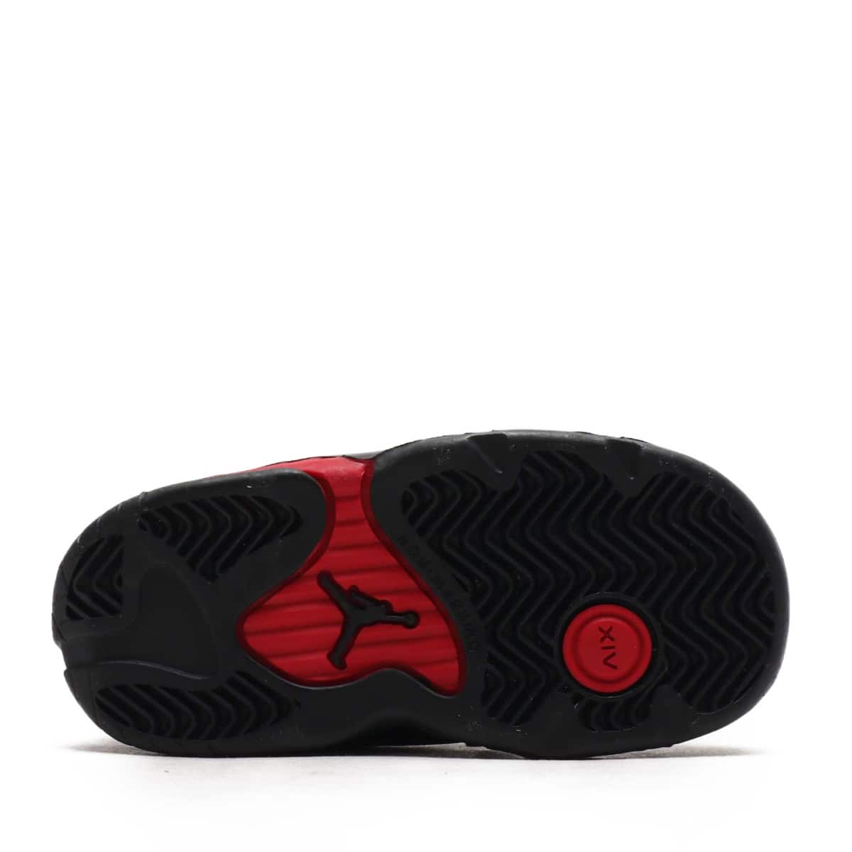 JORDAN BRAND JORDAN 14 RETRO BT  BLACK/VARSITY RED-METALLIC SILVERの画像