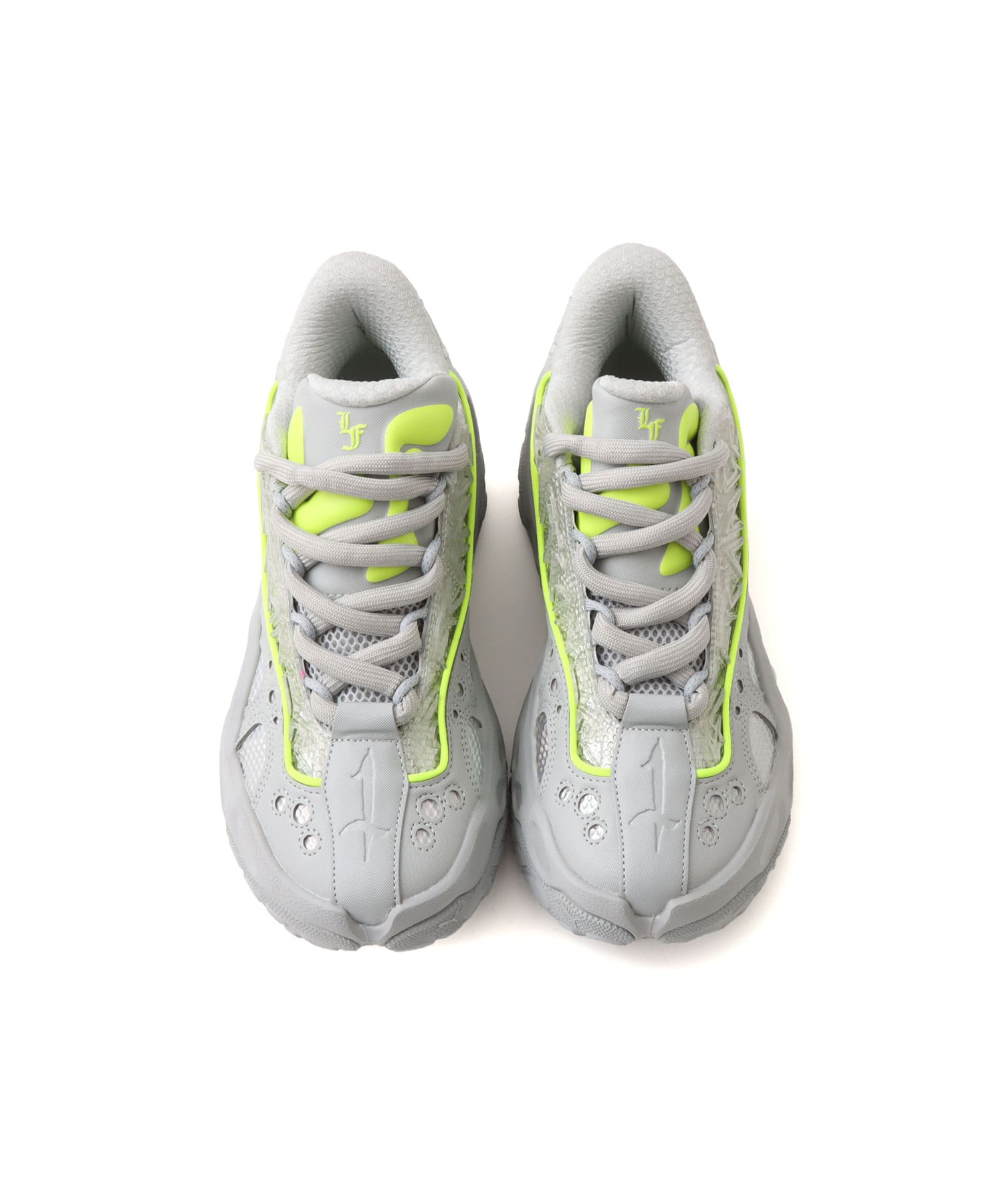 PUMA LA FRANCE RNNR REFLECTION FLAT LIGHT GRAY-SUNSET GLOW-の画像