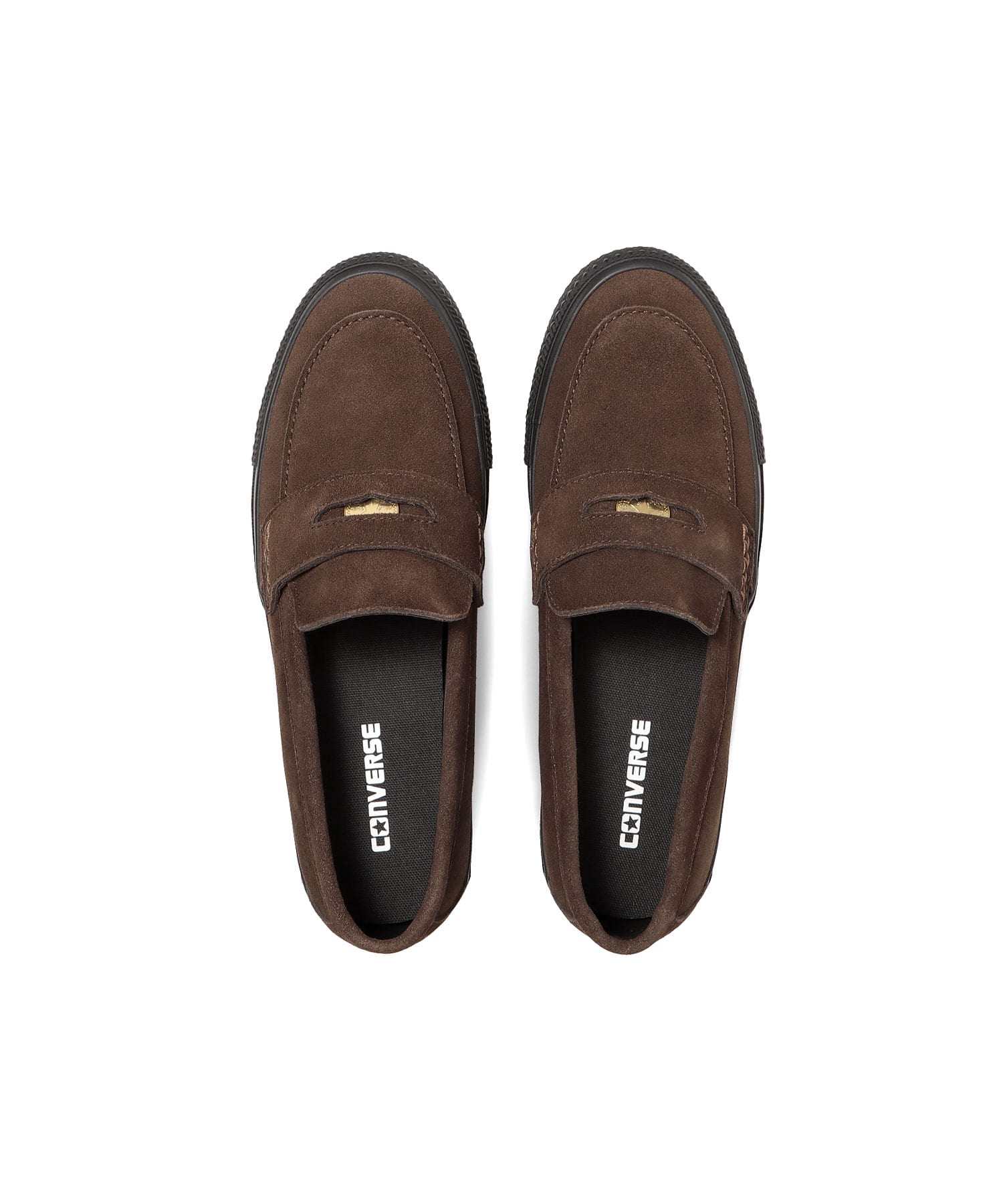 CONVERSE ALL STAR COINLOAFER SU DARK BROWN/BLACKの画像