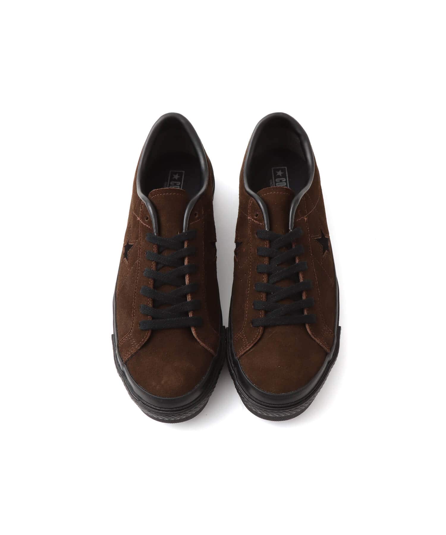 CONVERSE ONE STAR J SUEDE BROWN/BLACKの画像
