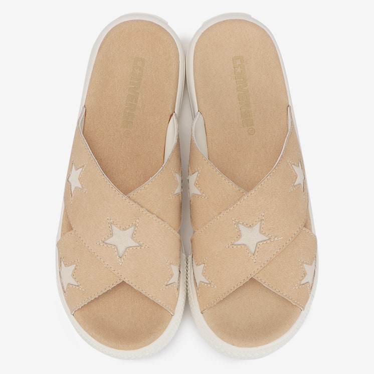 CONVERSE CV SANDAL PLTS CROSSBELT BEIGEの画像