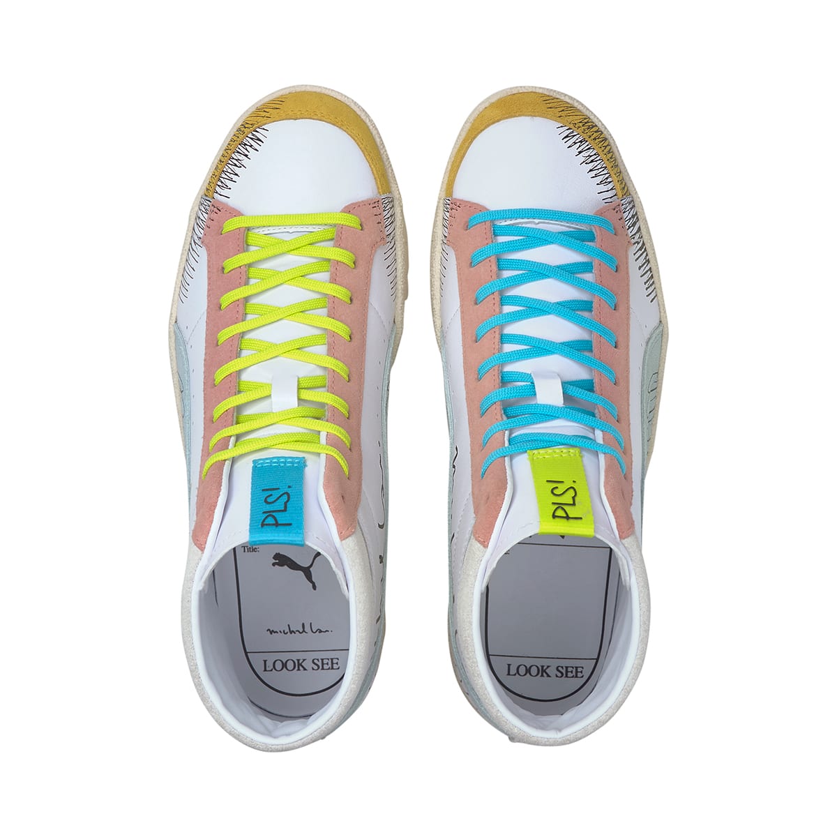PUMA RALPH SAMPSON 70 MID MICHAEL L Puma White-Blue Glow 21SP-Iの画像