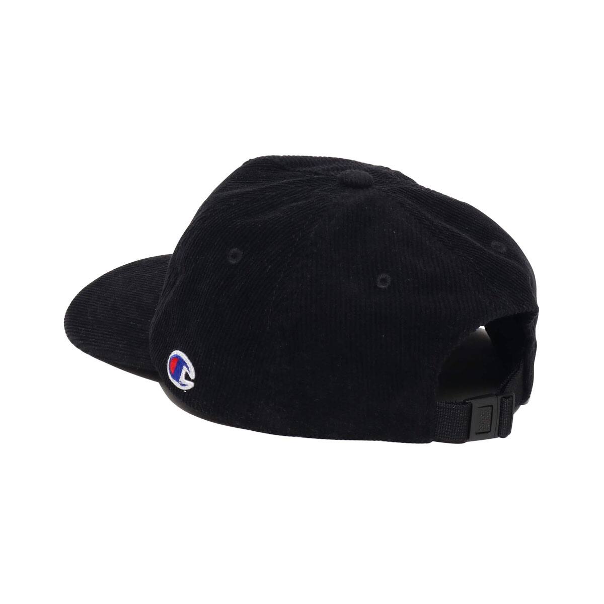 CHAMPION コーデュロイ 5パネル キャップ クロ 18FA-Iの画像