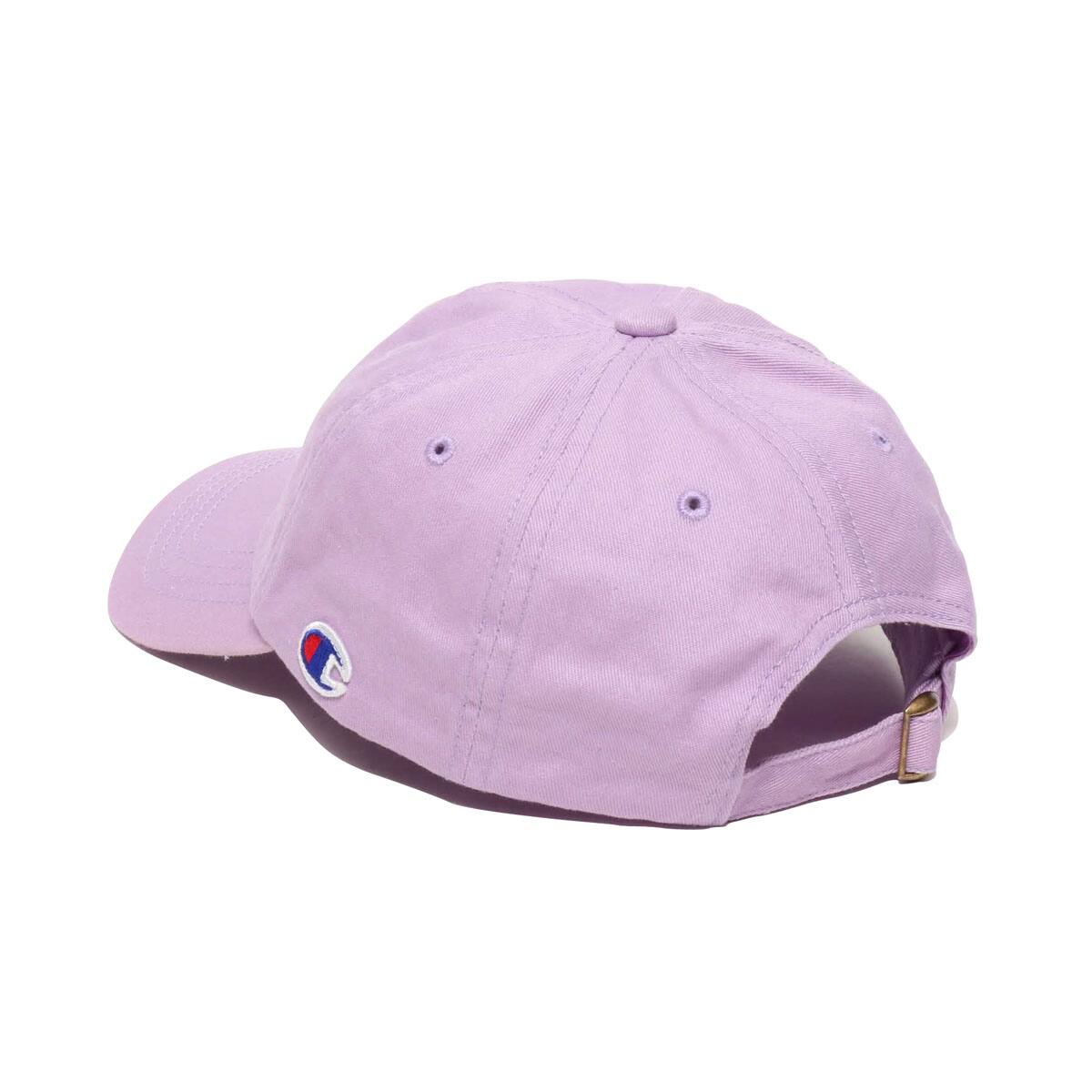 CHAMPION ウェーブ ロゴ ツイル ロー キャップ パープル 18FA-Iの画像