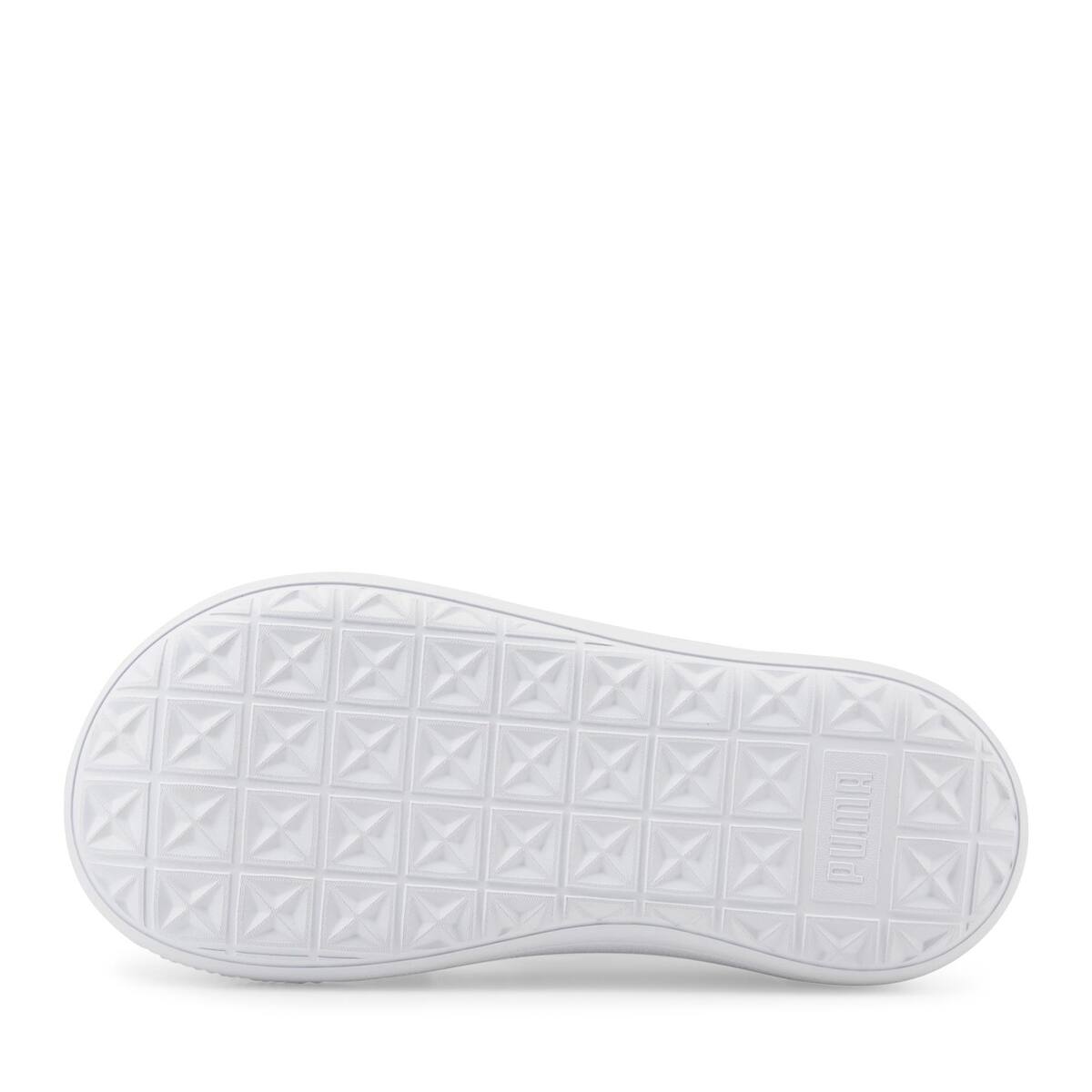 PUMA SUEDE MAYU SANDAL POP WNS Puma White-Nimbus Cloud-Fizzy Melon 22SP-Iの画像