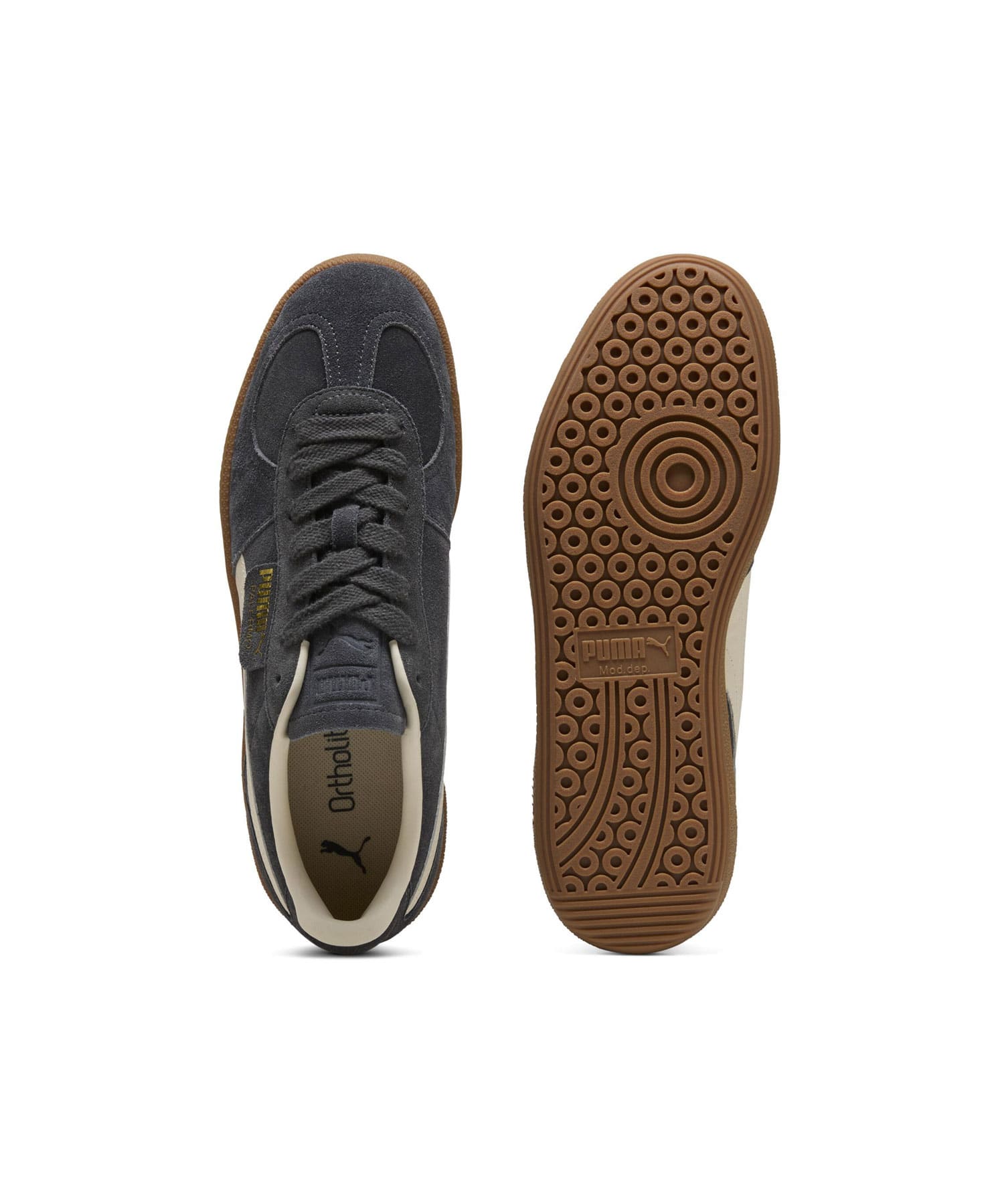 PUMA PALERMO DUSKY GRAY-ALPINE SNOWの画像