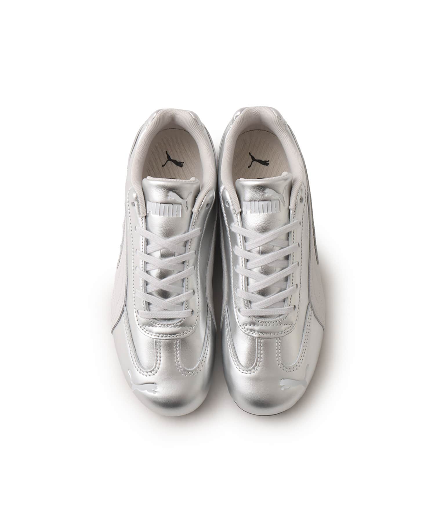 PUMA SPEEDCAT SILVER WNS FEATHER GRAY-PUMA BLACKの画像