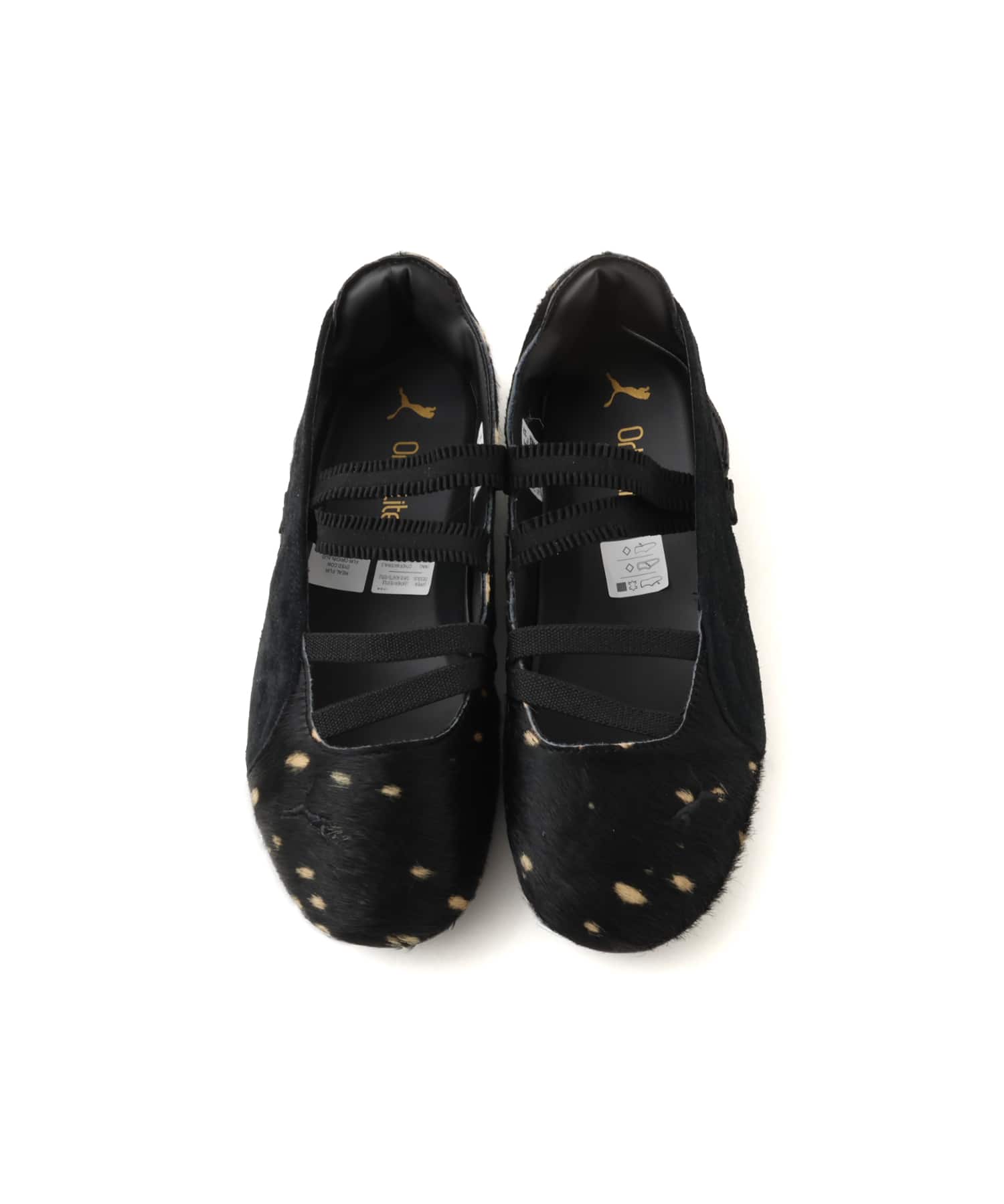 PUMA SPEEDCAT BALLET DOELETTE WNS PUMA BLACK-PUMA GOLDの画像