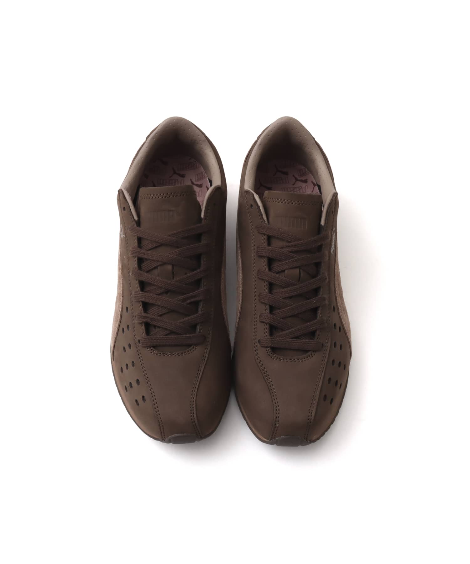 PUMA SPRINT NUBACK CHOCOLATE-TOTALLY TAUPEの画像