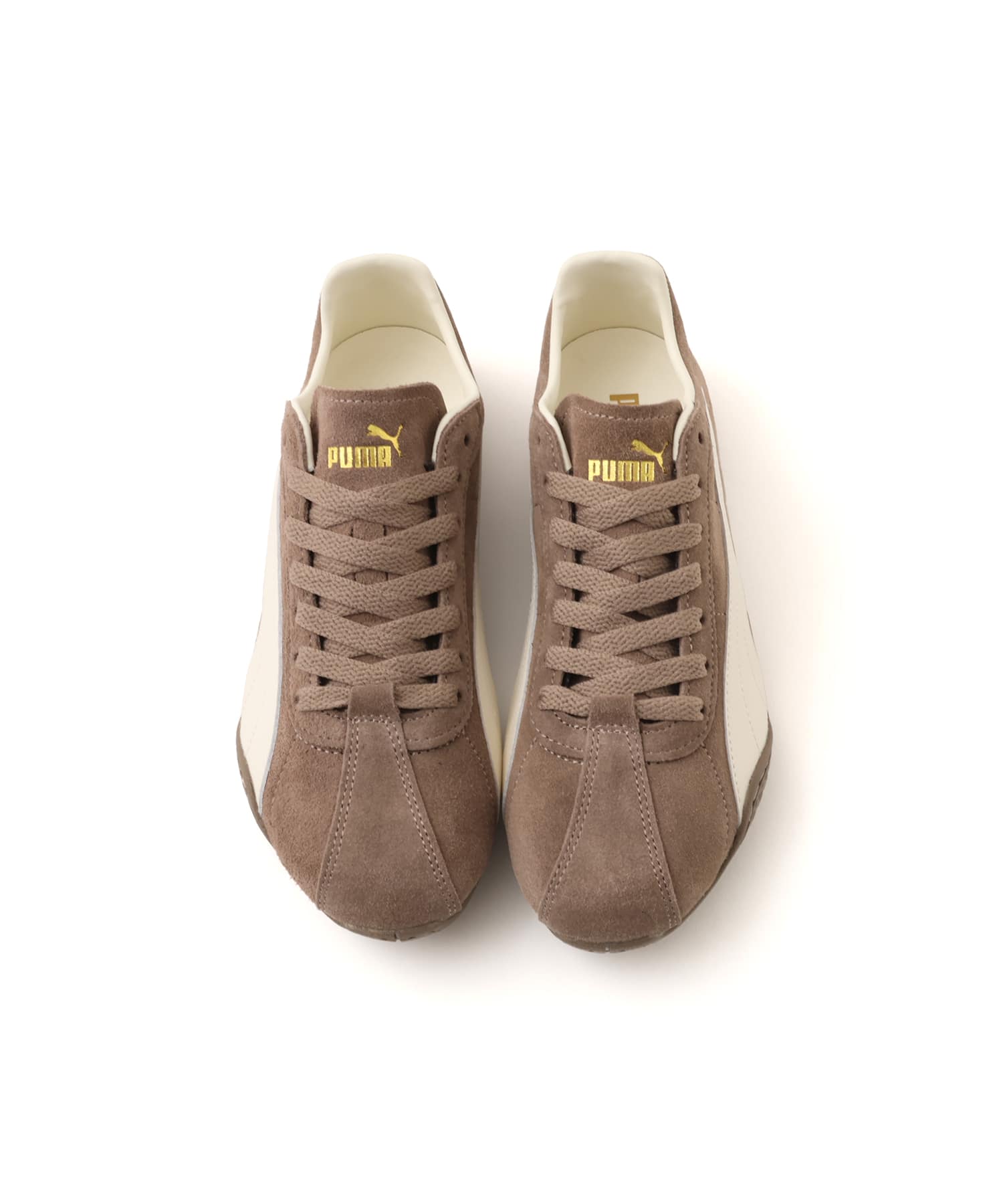 PUMA K-STREET MA SUEDE TOTALLY TAUPE-WARM WHITEの画像