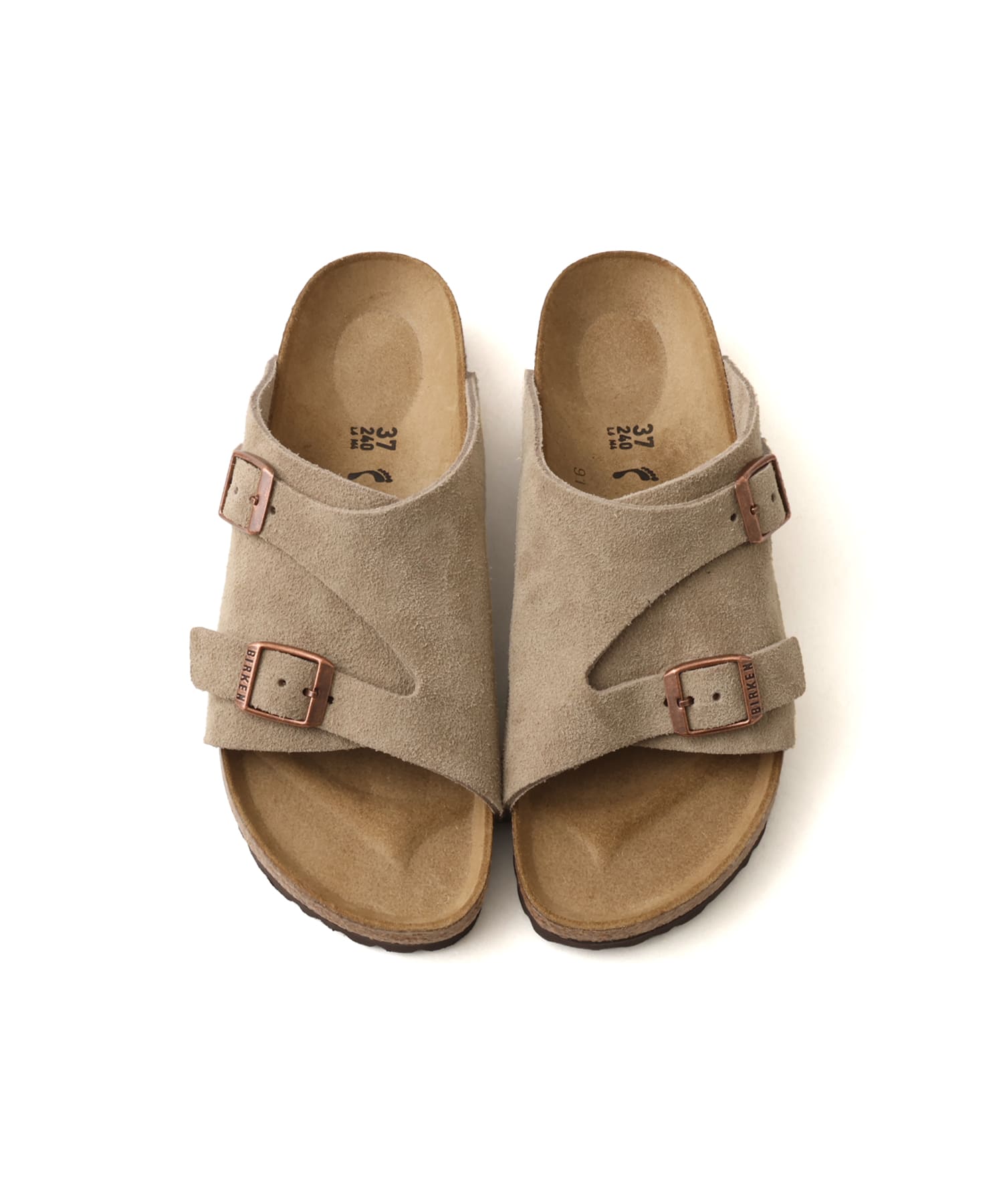 BIRKENSTOCK Zurich LEVE Taupe Taupeの画像