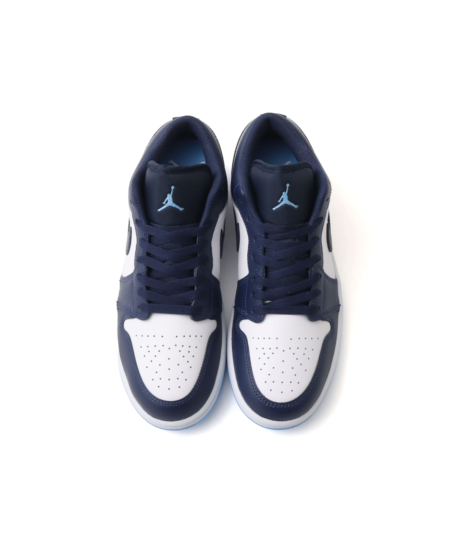 JORDAN BRAND AIR JORDAN 1 LOW MIDNIGHT NAVY/UNIVERSITY BLUE-WHITEの画像