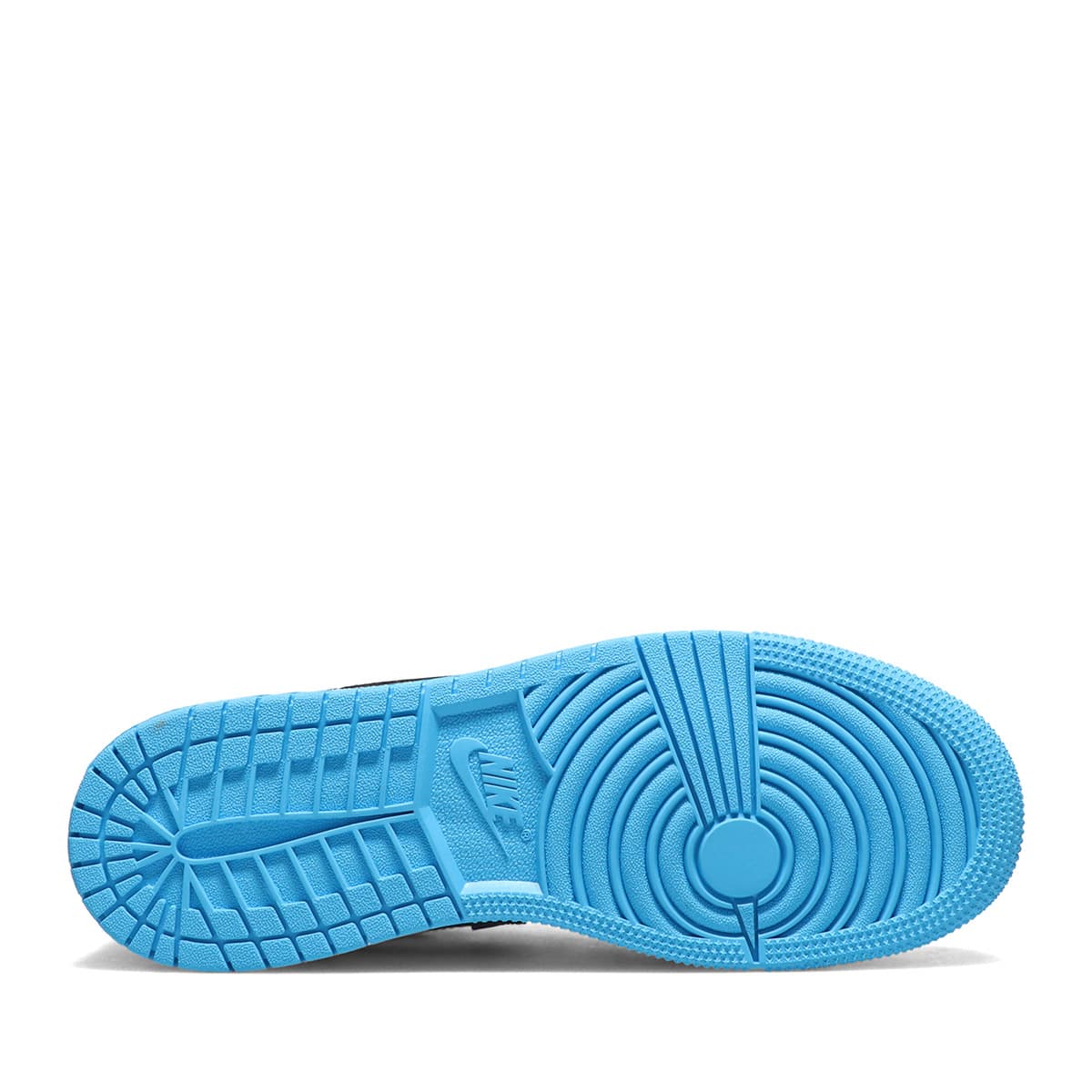 JORDAN BRAND AIR JORDAN 1 LOW (GS) WHITE/DK POWDER BLUE-OBSIDIAN 21FA-Iの画像