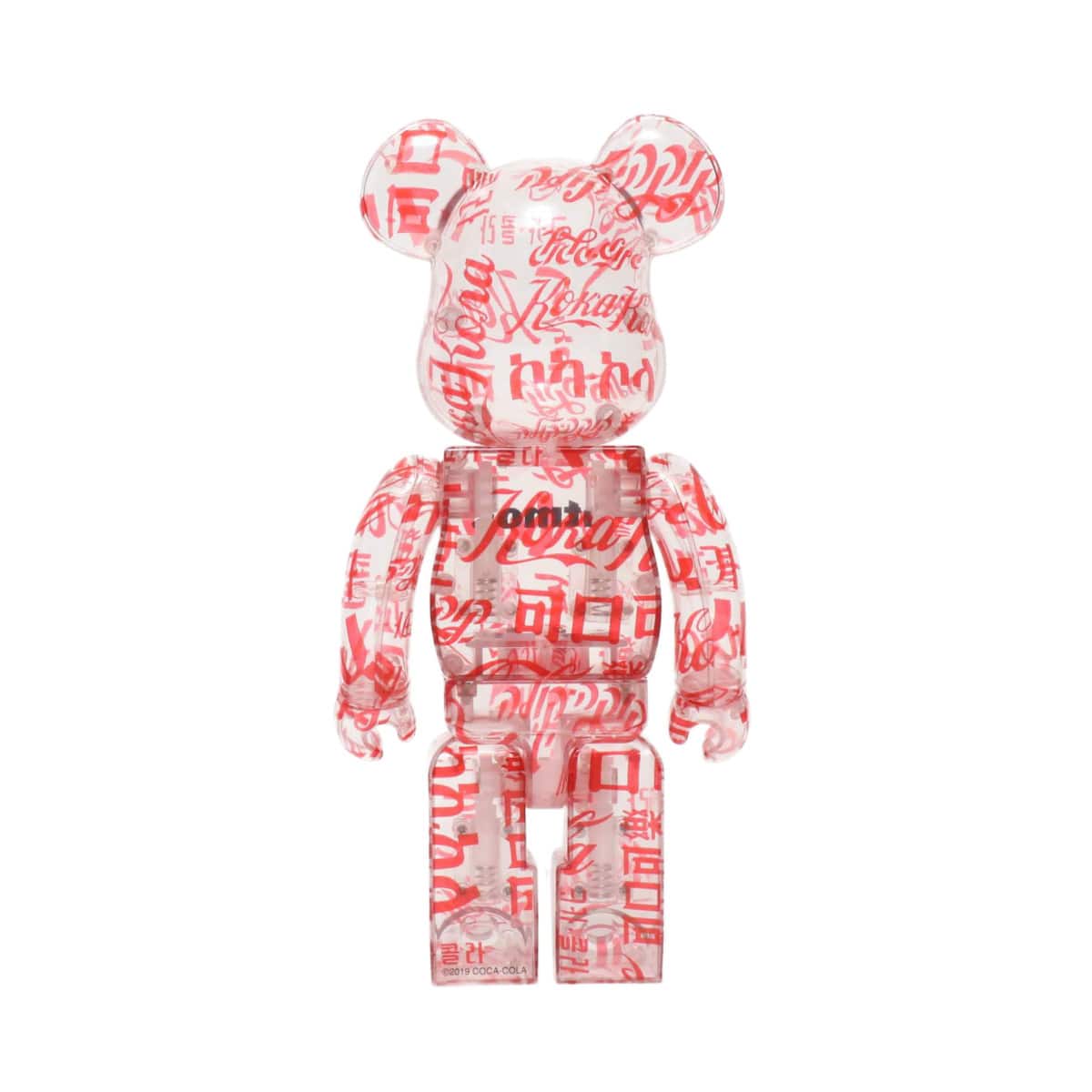 BE@RBRICK atmos × Coca-Cola CLEAR RED10