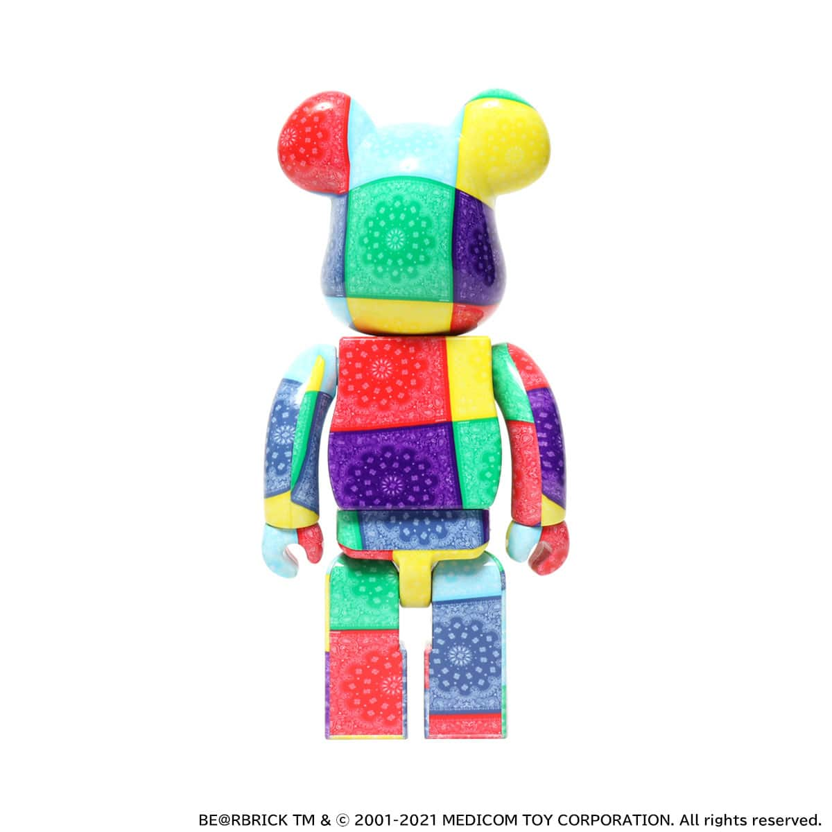 BE@RBRICK atmos BANDANA 100％& 400％ MULTI