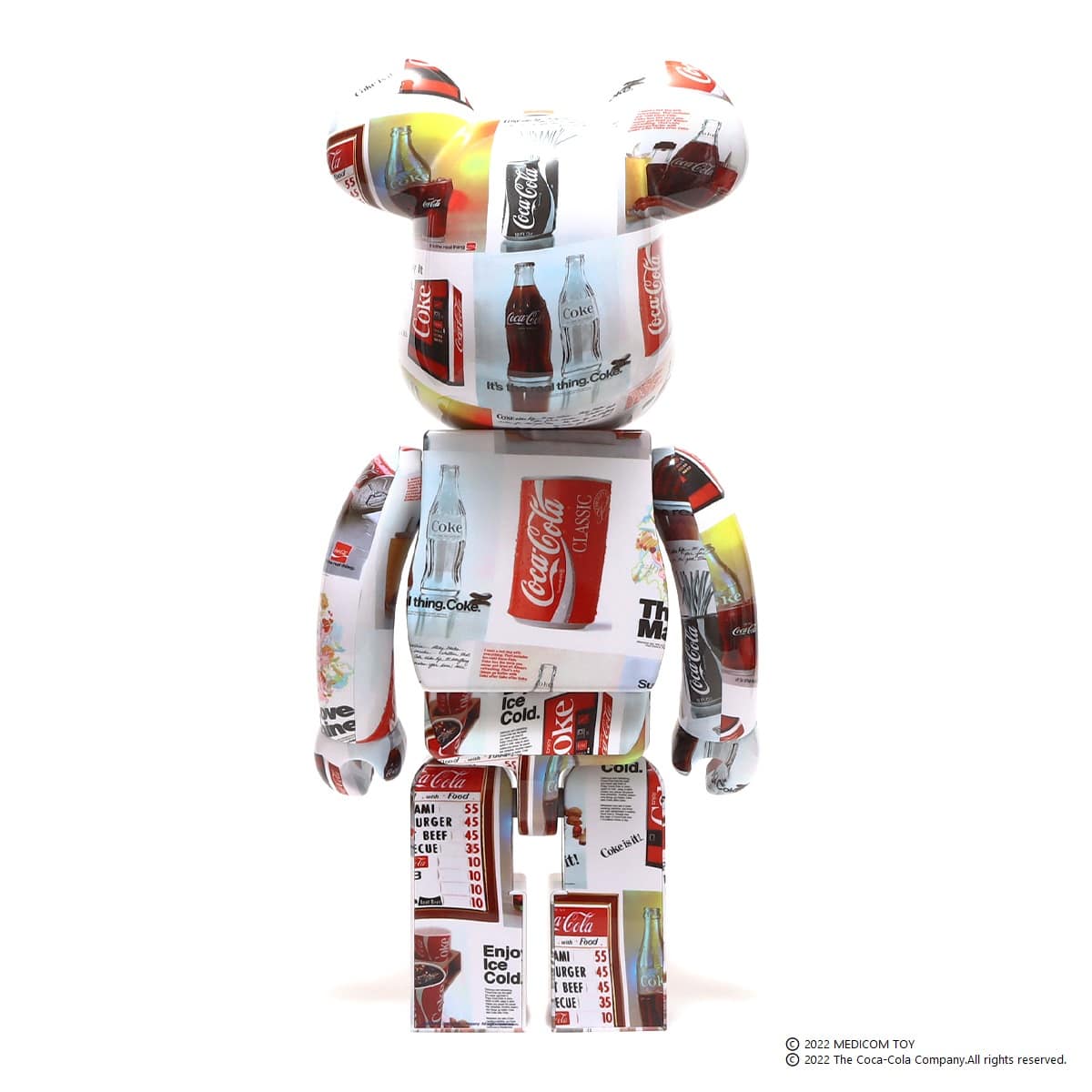 MEDICOM TOY BE@RBRICK atmos × Coca-Cola TYPE-5 1000% 22SS-S