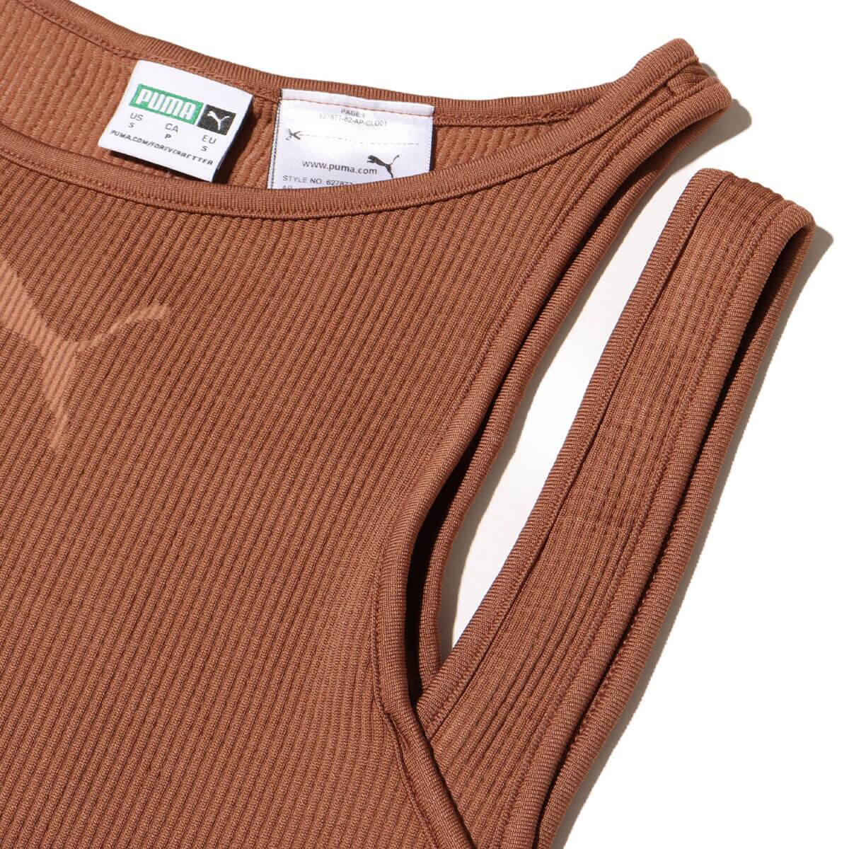 PUMA DARE TO MUTED MOTION DRESS BROWN MUSHROOM の画像