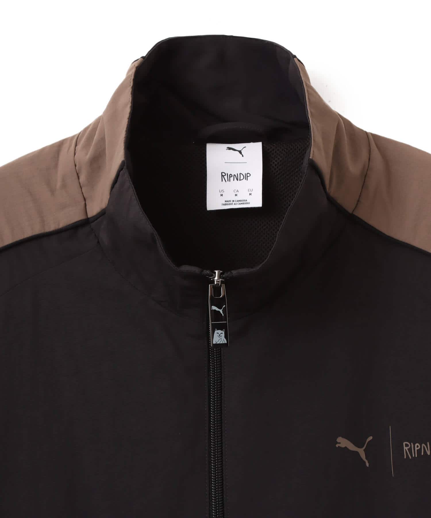 PUMA PUMA x RIPNDIP T7 OVERSIZED TRACK JACKET WV PUMA BLACKの画像