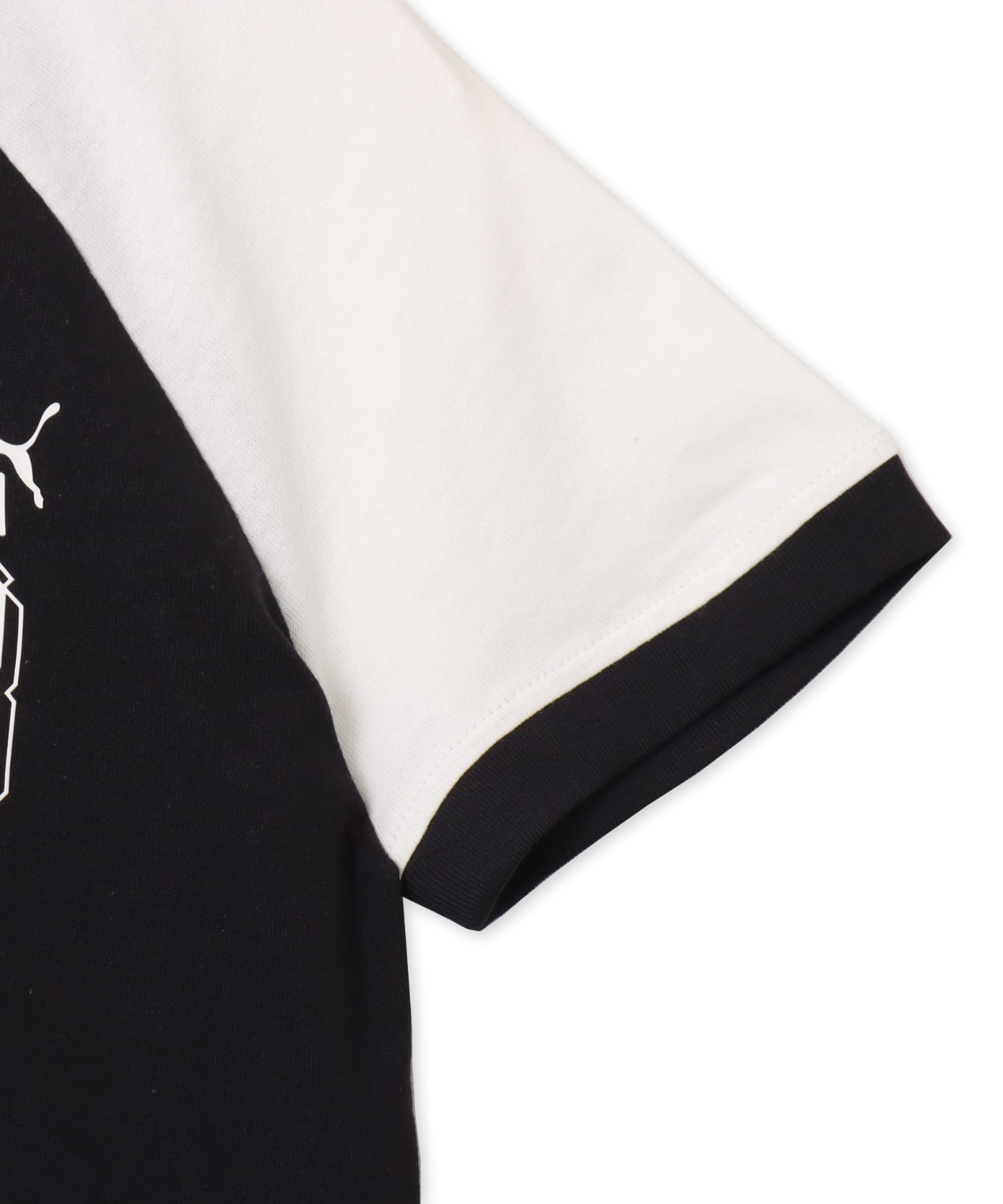 PUMA FUTURE.PUMA.ARCHIVE SLIM SHORT RINGER TEE PUMA BLACKの画像