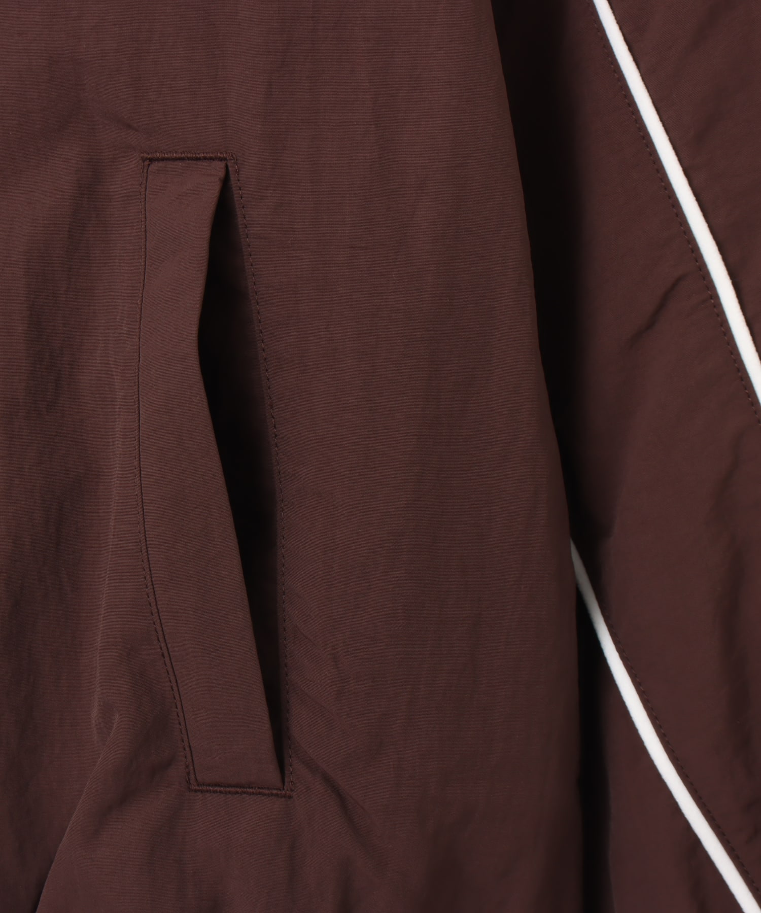 PUMA T7 BALLOON SLEEVE PIPING RELAXED WOVEN TRACK JACKET CHOCOLATE BROWNの画像